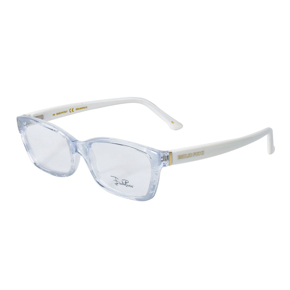 Lunettes (monture) en plastique transparent Emilio Pucci