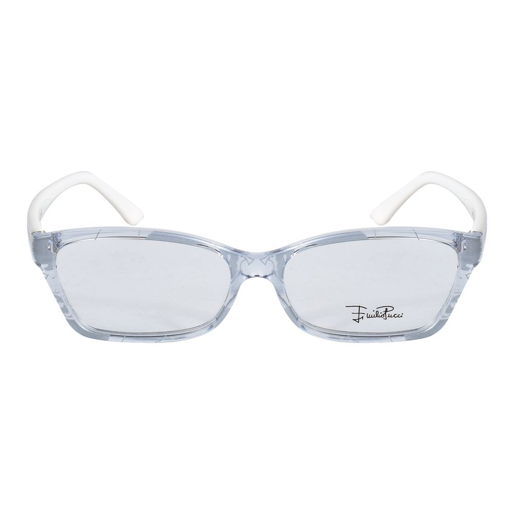 Lunettes (monture) en plastique transparent Emilio Pucci