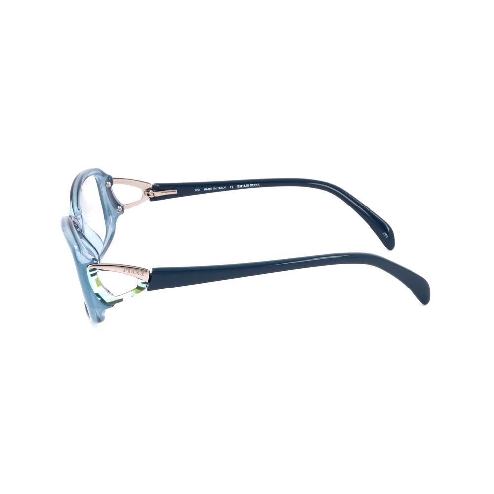 Emilio Pucci Blue Glasses Frames for Women detail view