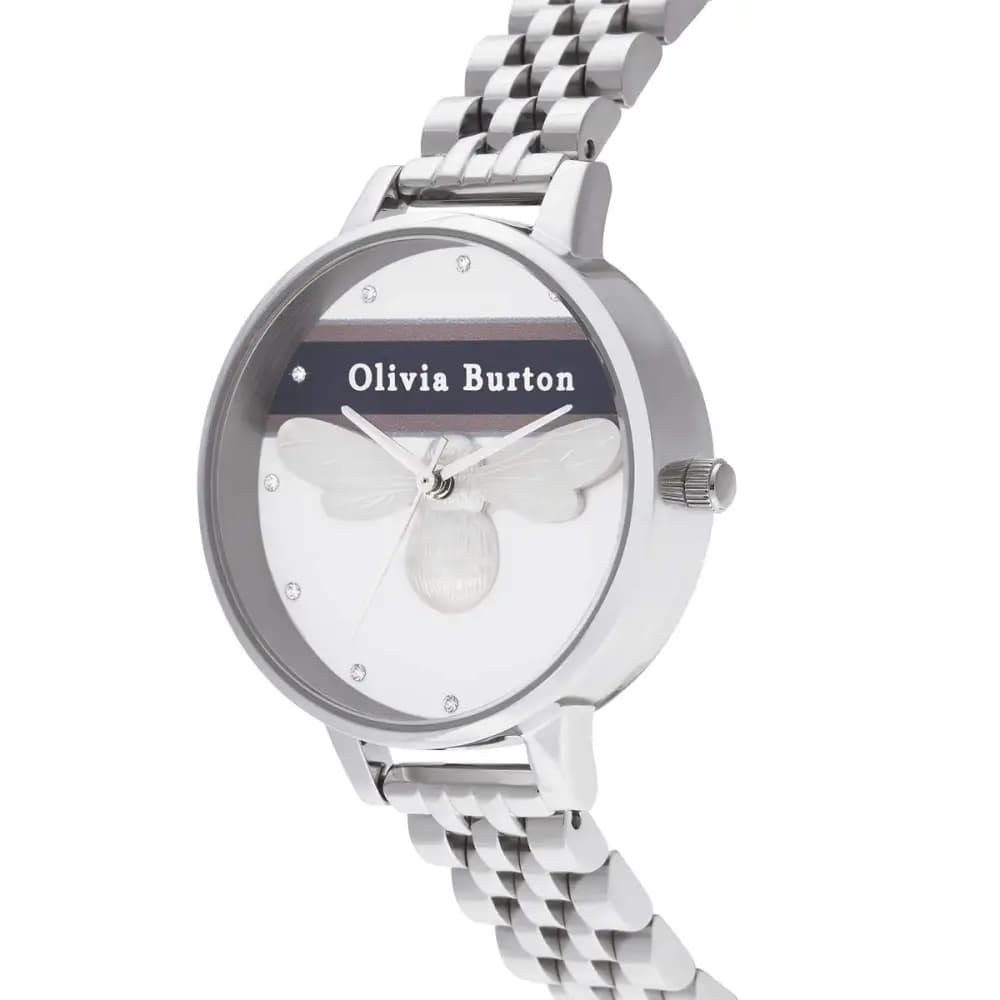Olivia Burton Silver Dress Watches for Women alternate view