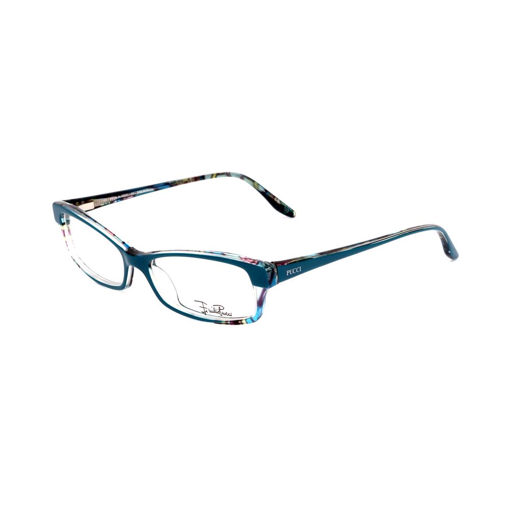 Lunettes (monture) en plastique bleu Emilio Pucci