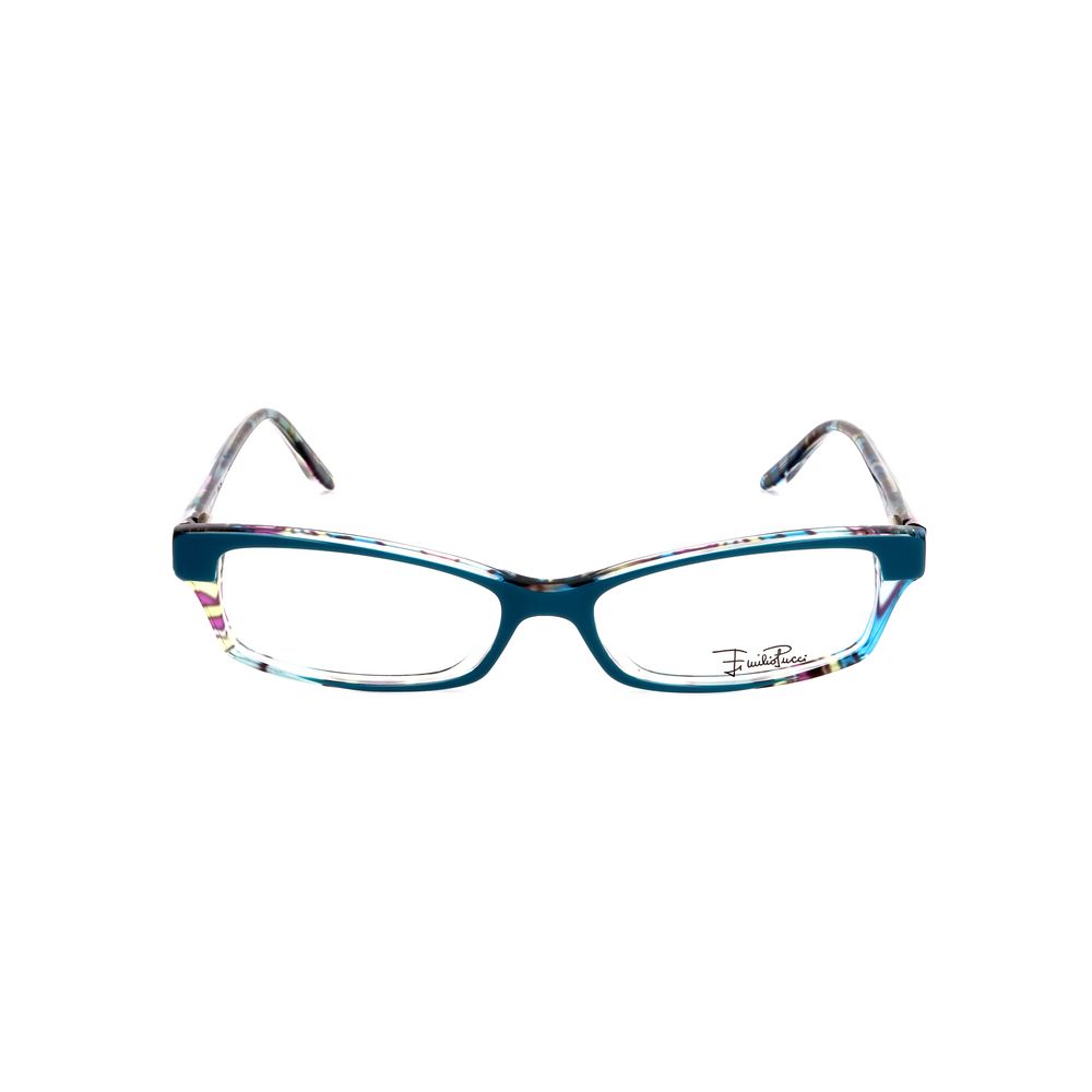 Lunettes (monture) en plastique bleu Emilio Pucci
