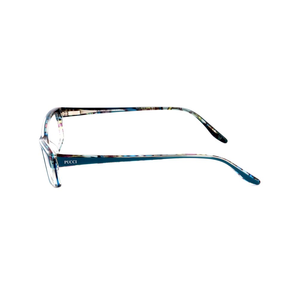 Lunettes (monture) en plastique bleu Emilio Pucci