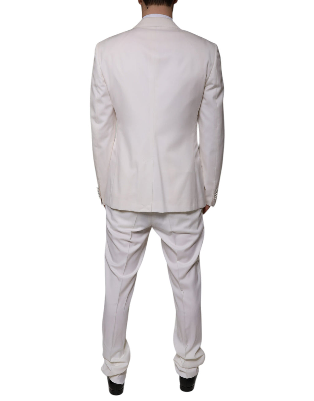 Dolce & Gabbana White Three Piece Suits for Men side view
