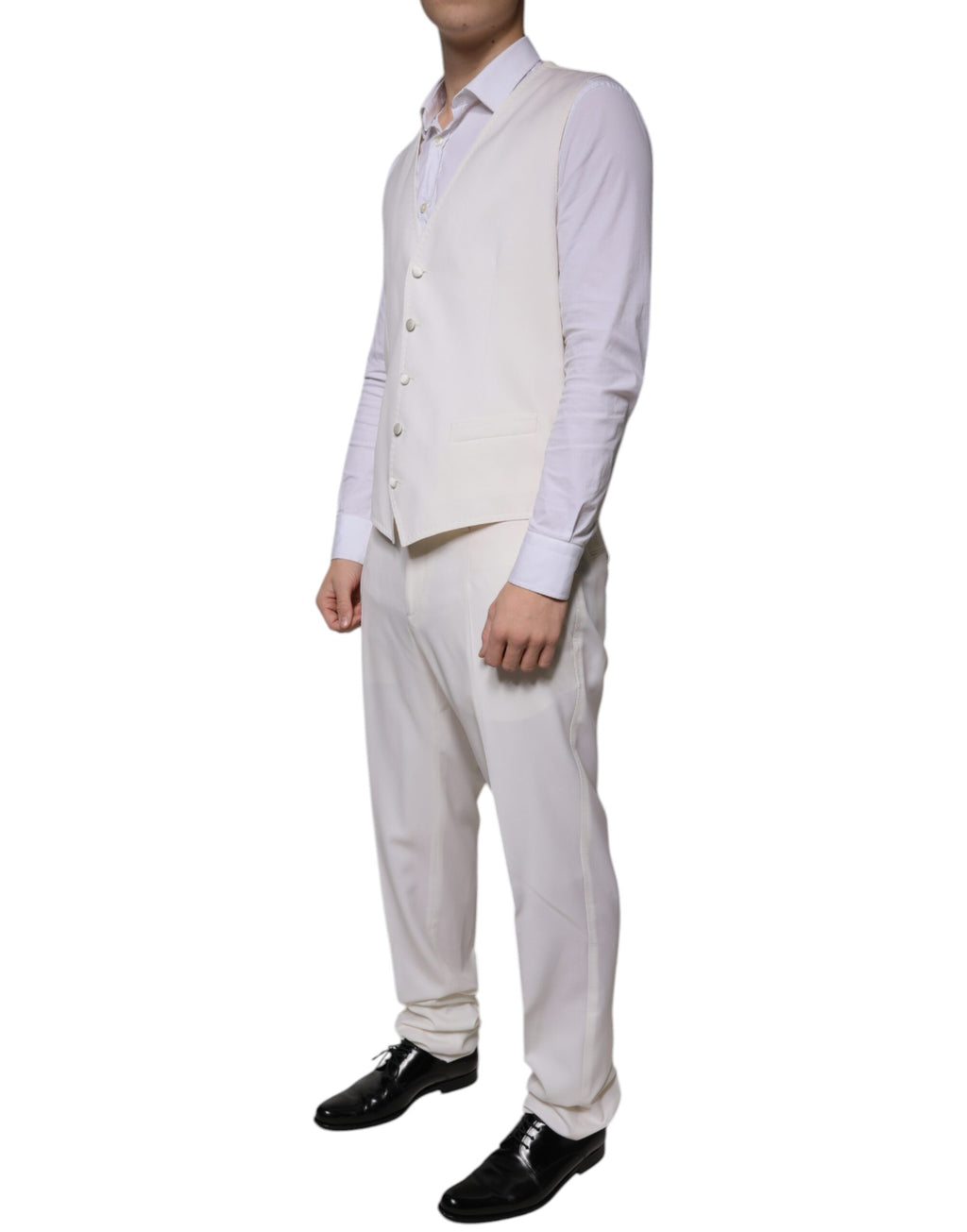 Dolce & Gabbana White Three Piece Suits for Men additional view