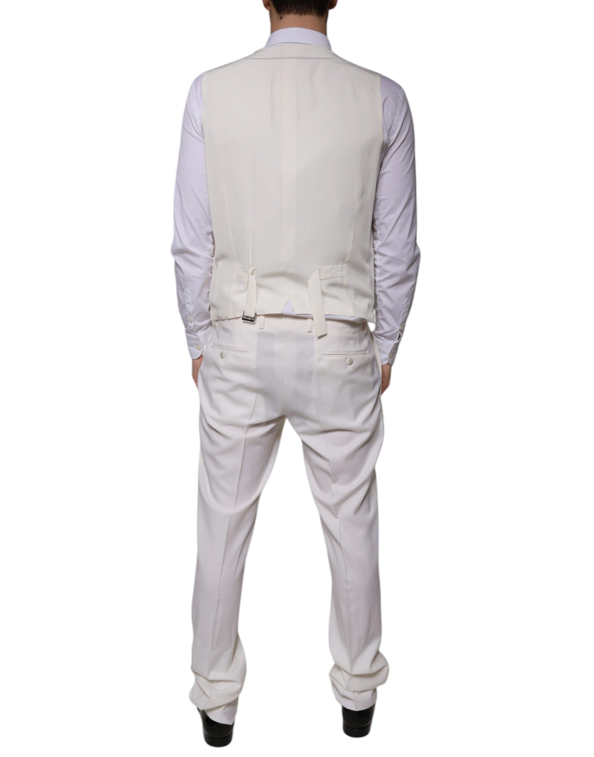 Dolce & Gabbana White Three Piece Suits for Men additional view