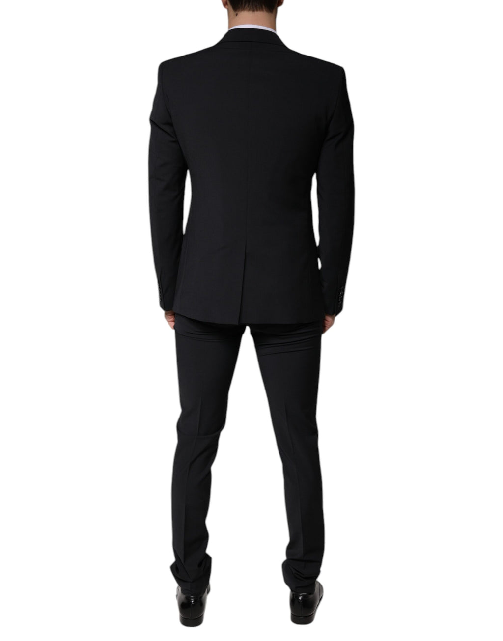 Dolce & Gabbana Black Three Piece Suits for Men side view