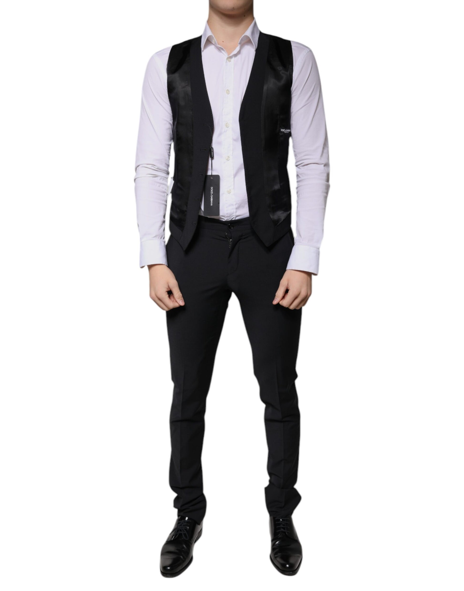 Dolce & Gabbana Black Three Piece Suits for Men additional view
