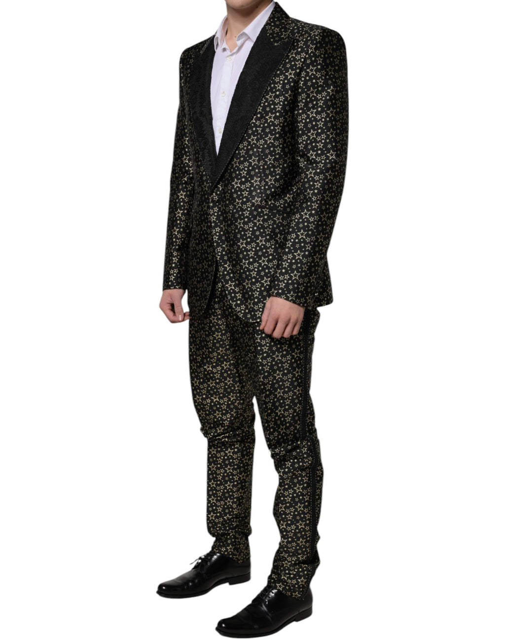 Dolce & Gabbana Black Two Piece Suits for Men side view