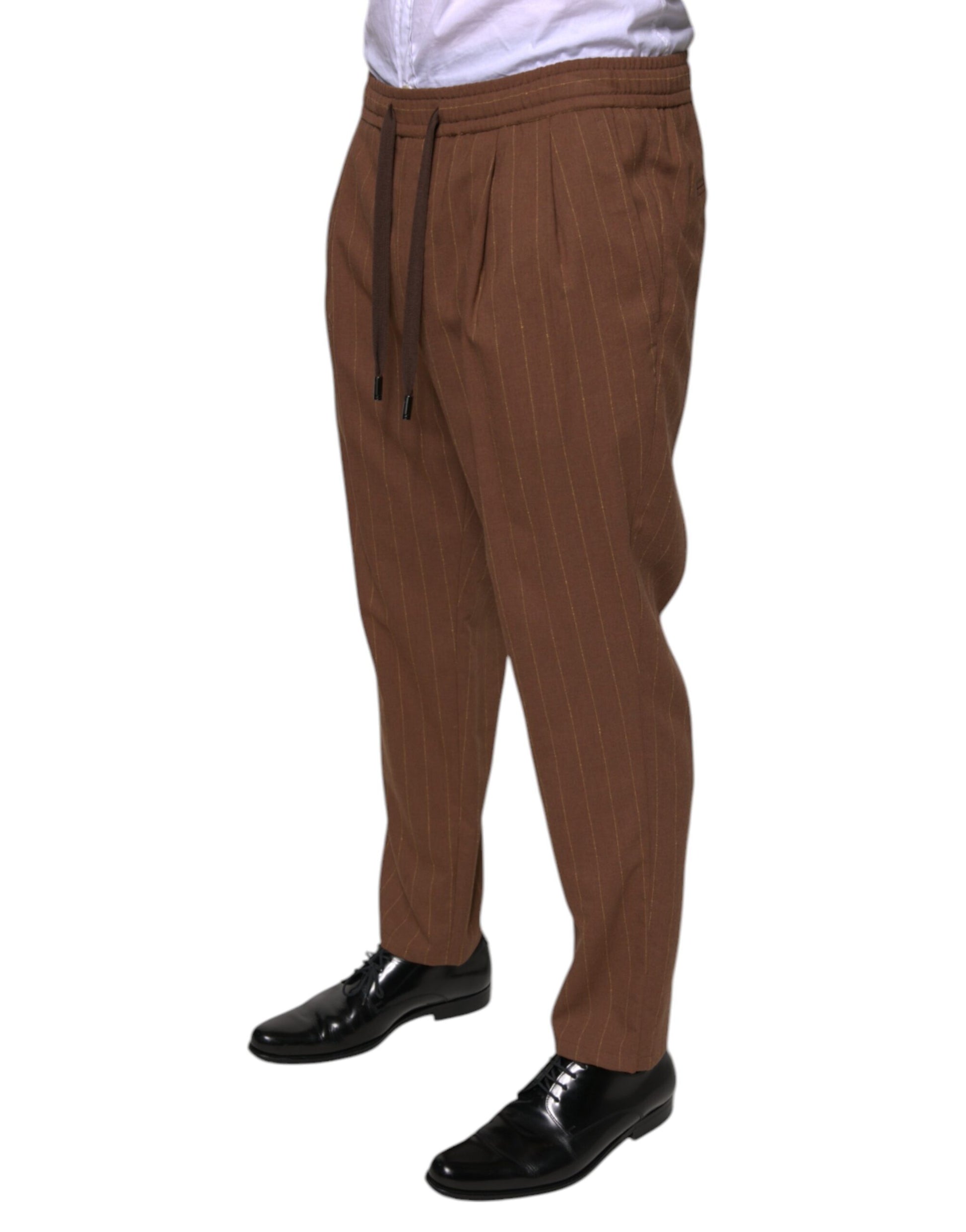 Dolce & Gabbana Brown Dress Pants for Men detail view