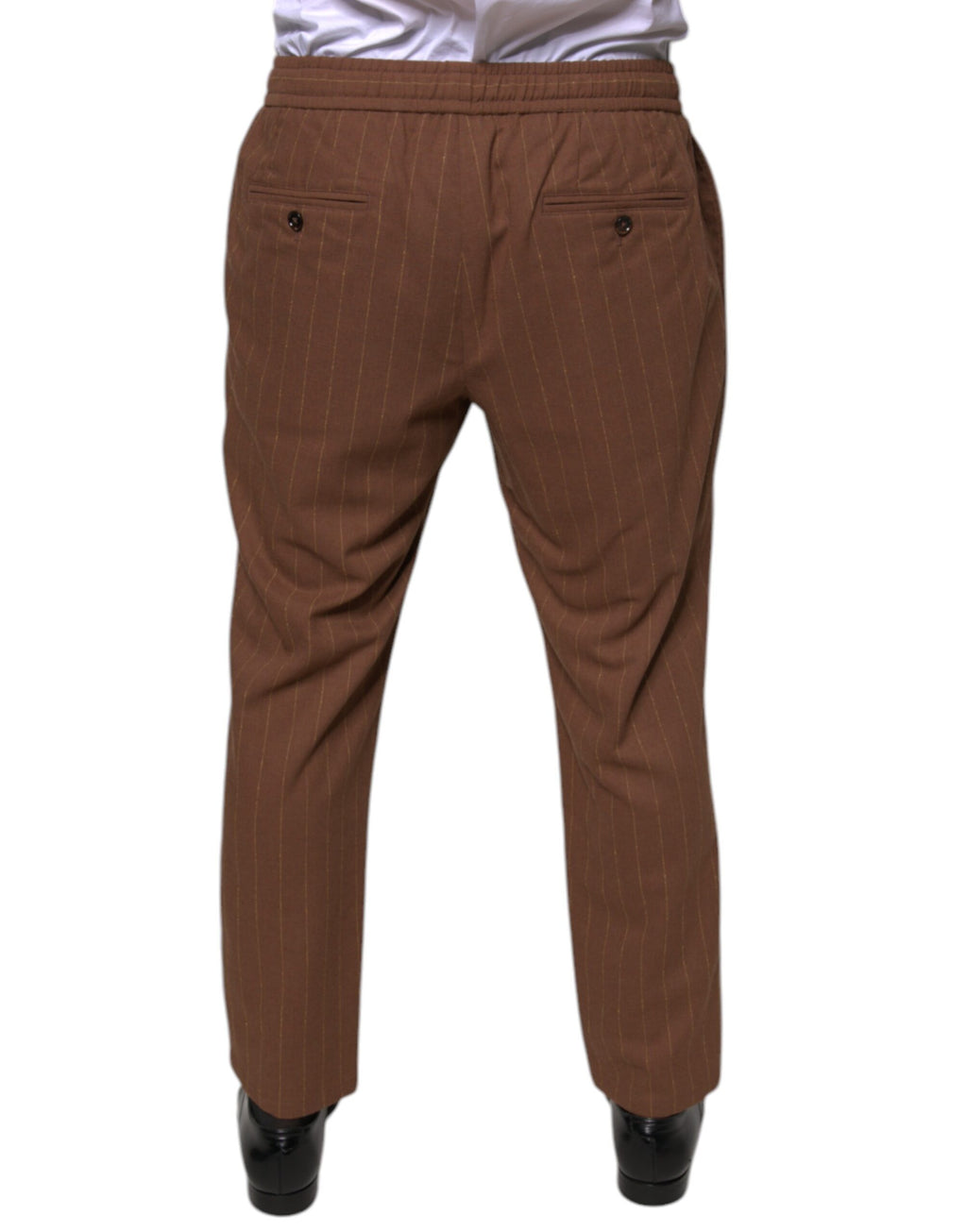Dolce & Gabbana Brown Dress Pants for Men side view
