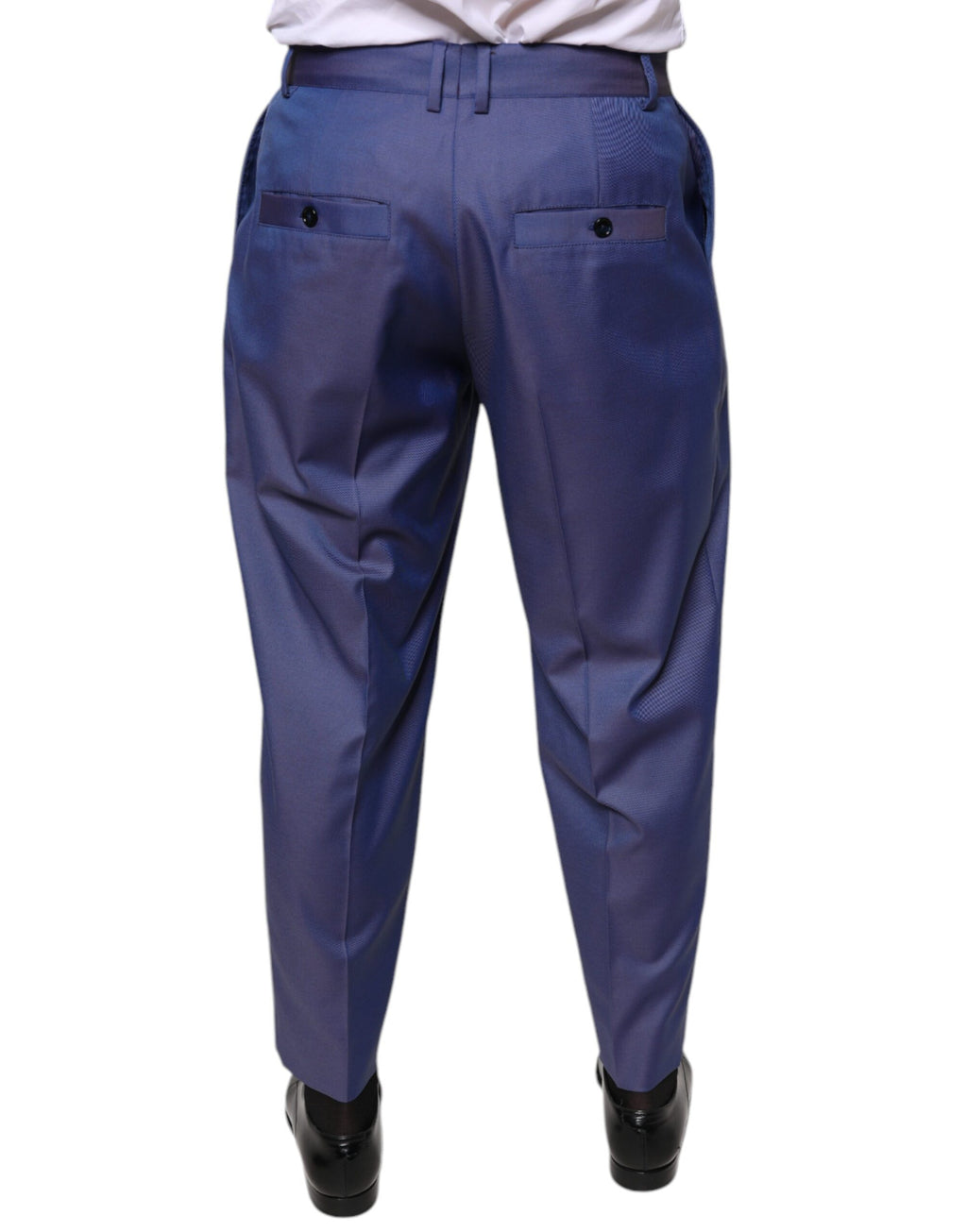 Dolce & Gabbana Blue Dress Pants for Men side view