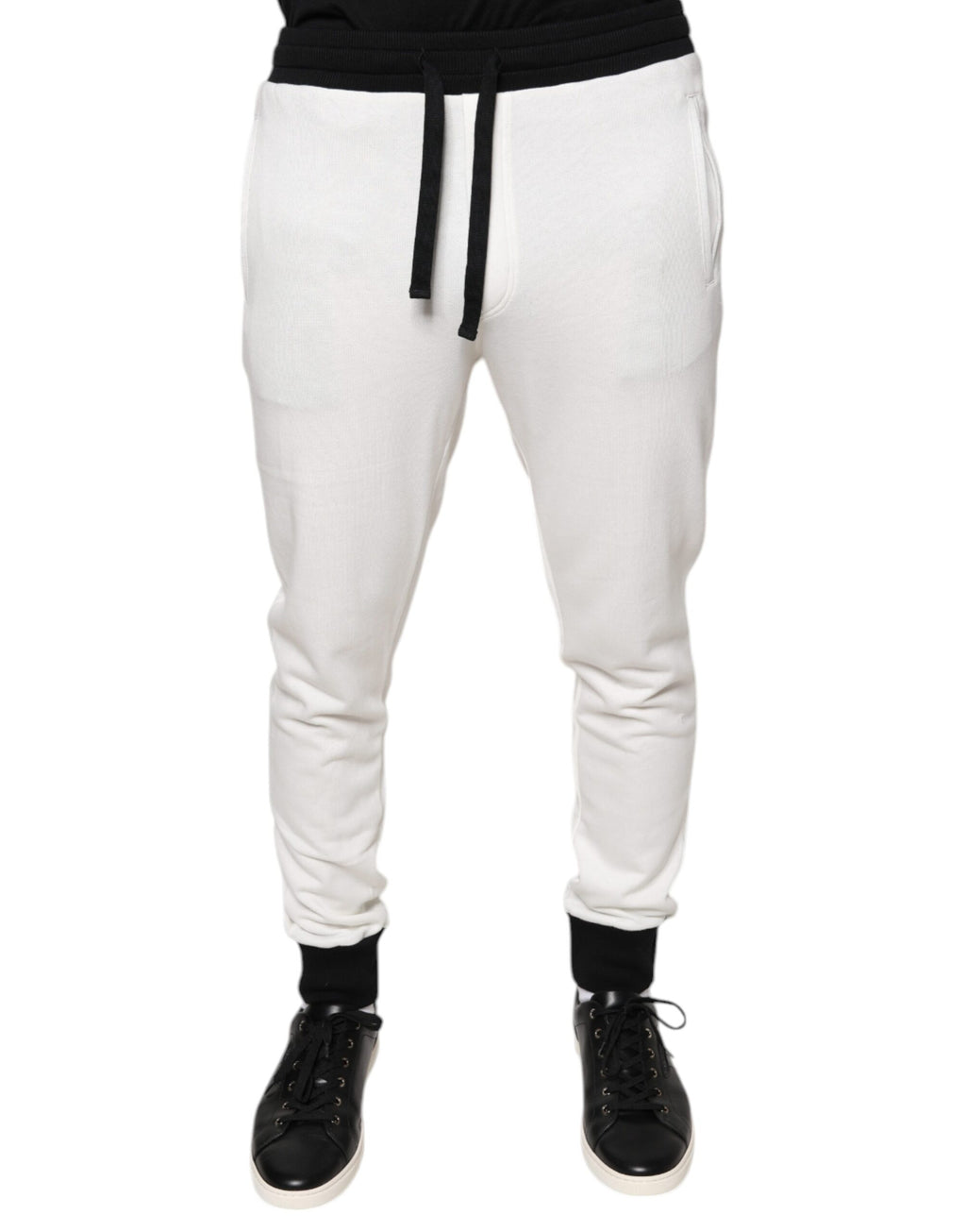 Dolce & Gabbana White Athletic Pants for Men