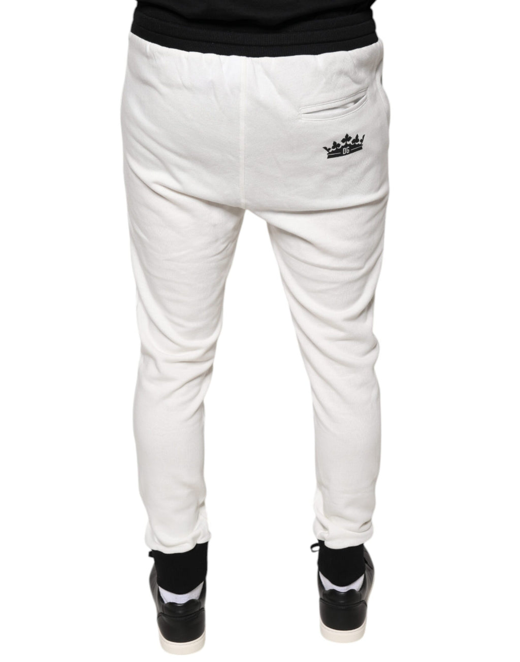 Dolce & Gabbana White Athletic Pants for Men side view
