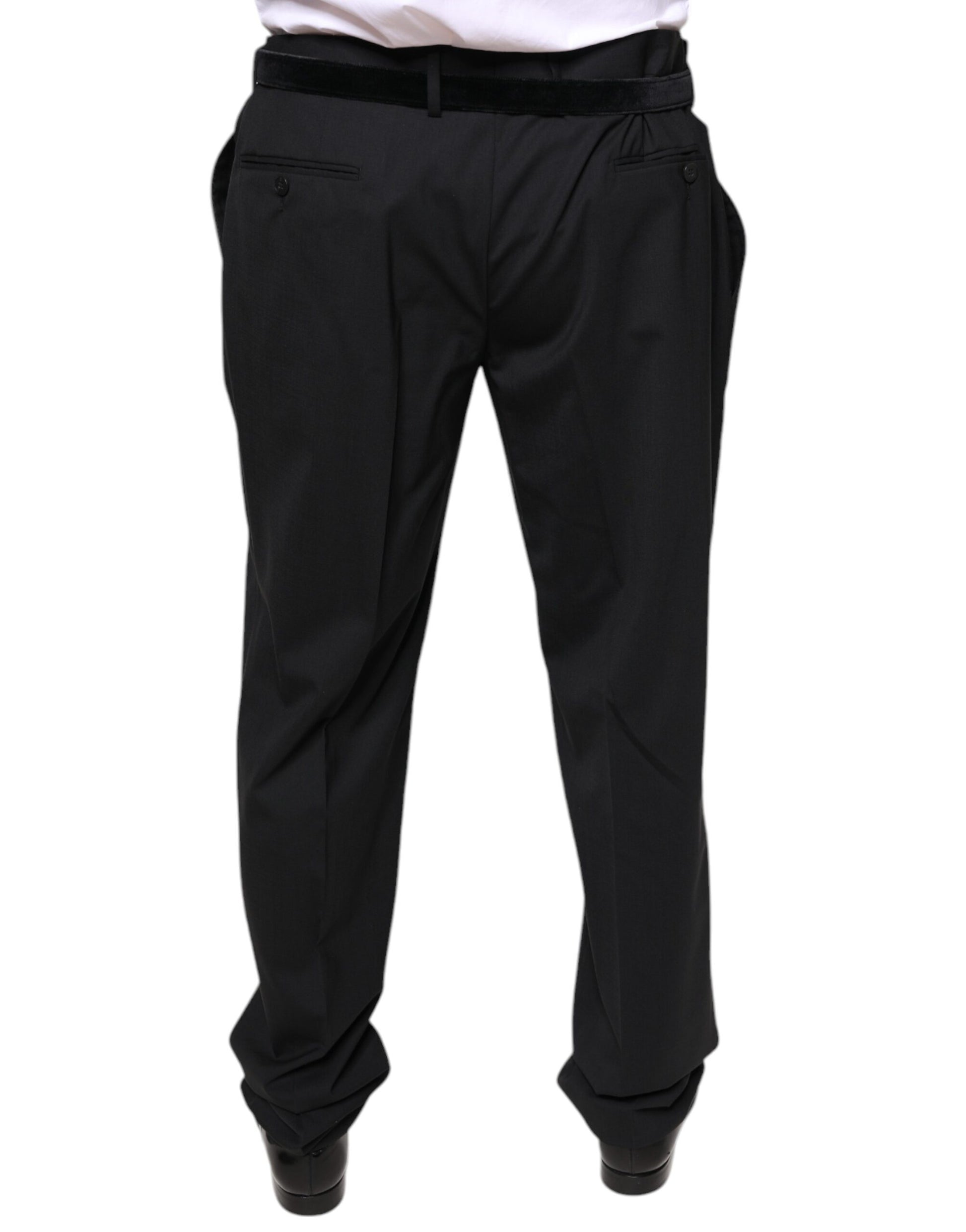 Dolce & Gabbana Black Dress Pants for Men side view