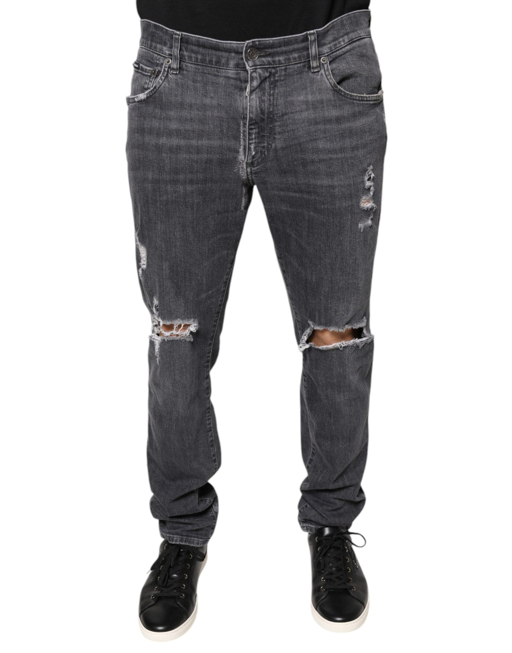 Dolce & Gabbana Grey Skinny Jeans for Men alternate view