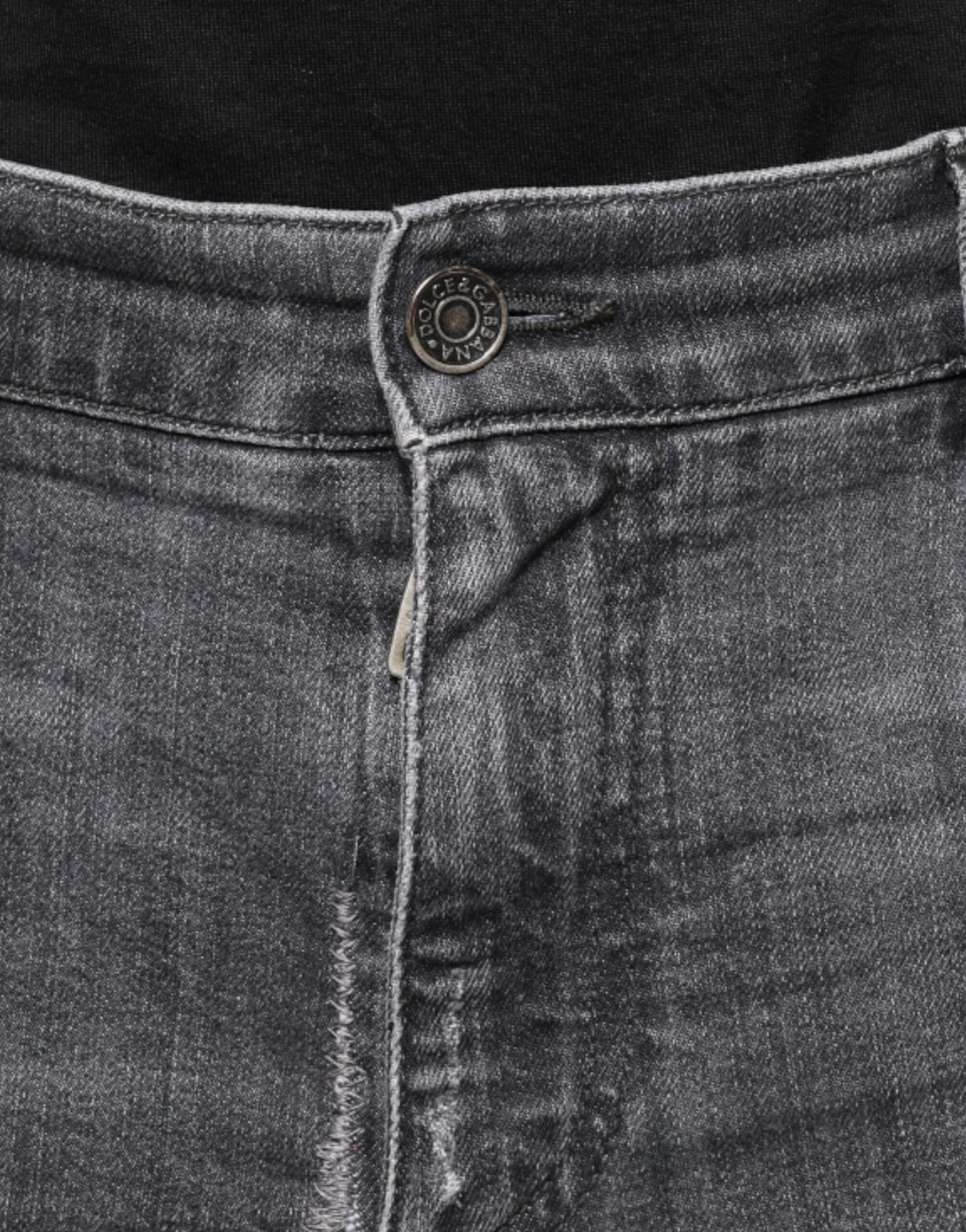Dolce & Gabbana Grey Skinny Jeans for Men additional view