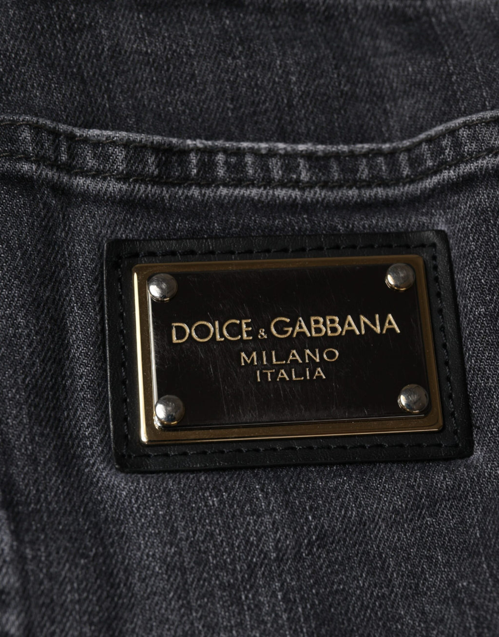 Dolce & Gabbana Grey Skinny Jeans for Men additional view
