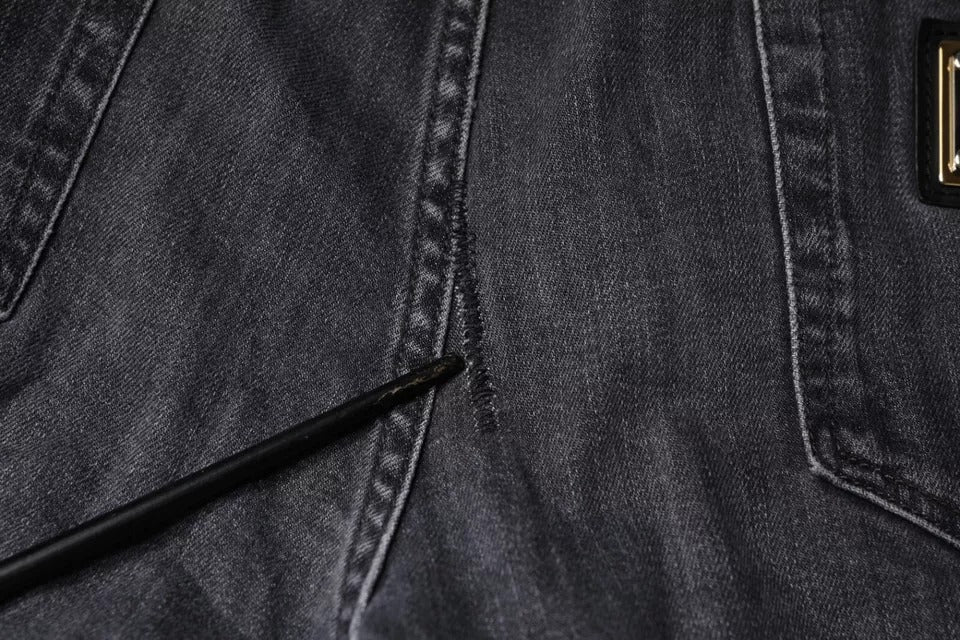 Dolce & Gabbana Grey Skinny Jeans for Men additional view