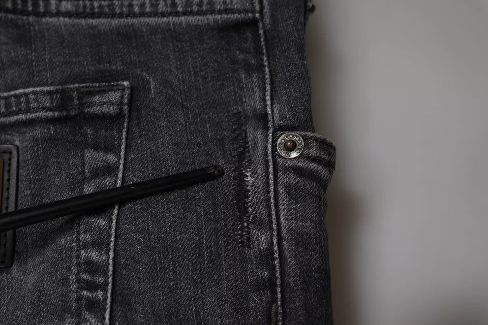 Dolce & Gabbana Grey Skinny Jeans for Men additional view