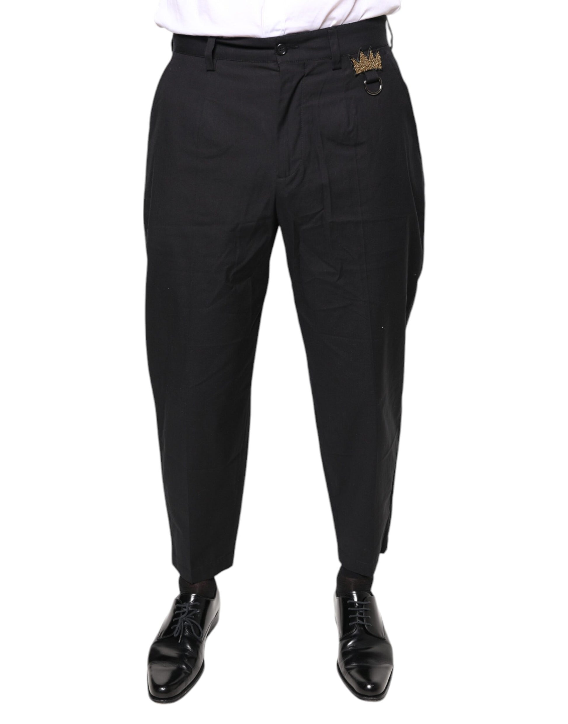 Dolce & Gabbana Black Dress Pants for Men