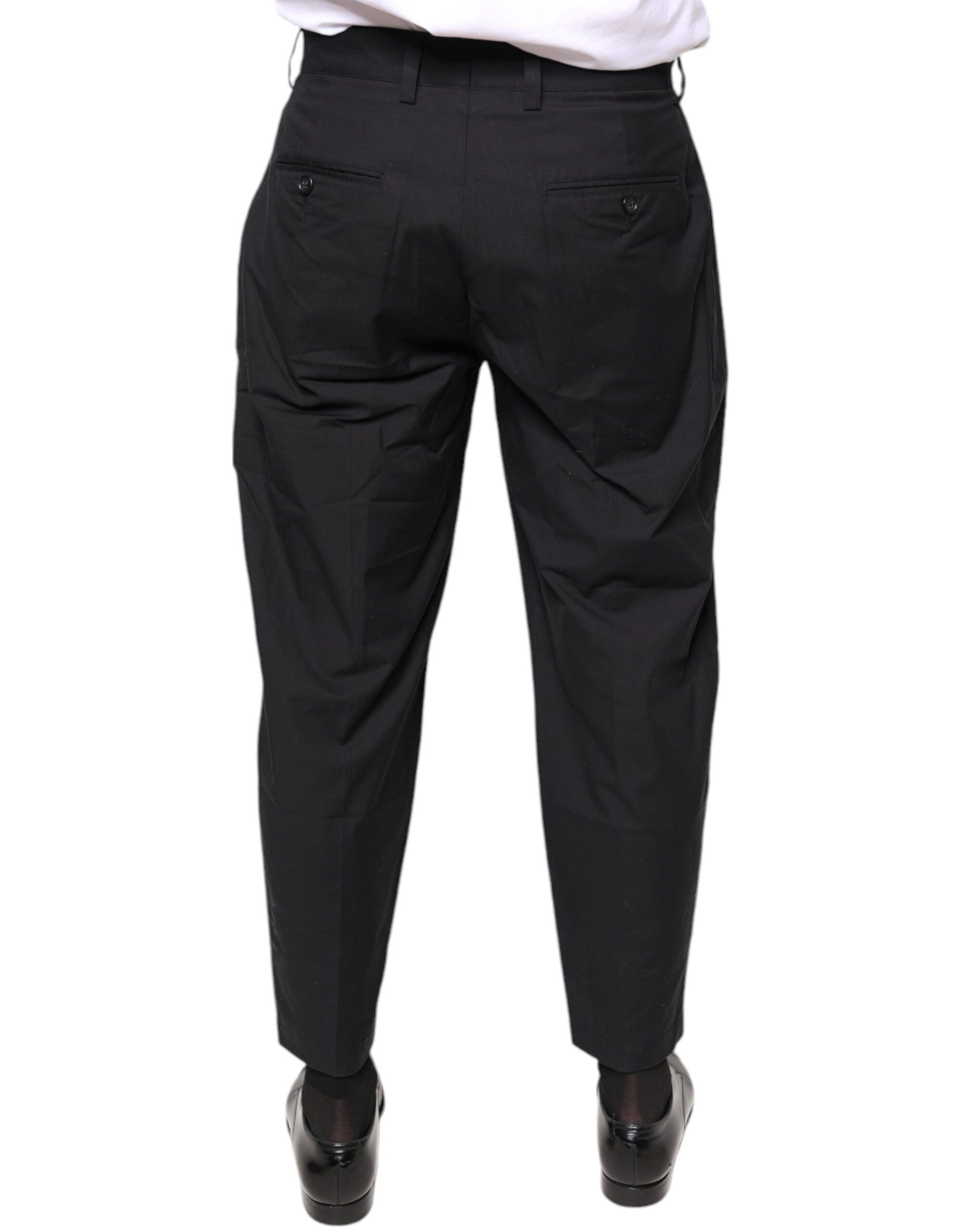Dolce & Gabbana Black Dress Pants for Men side view