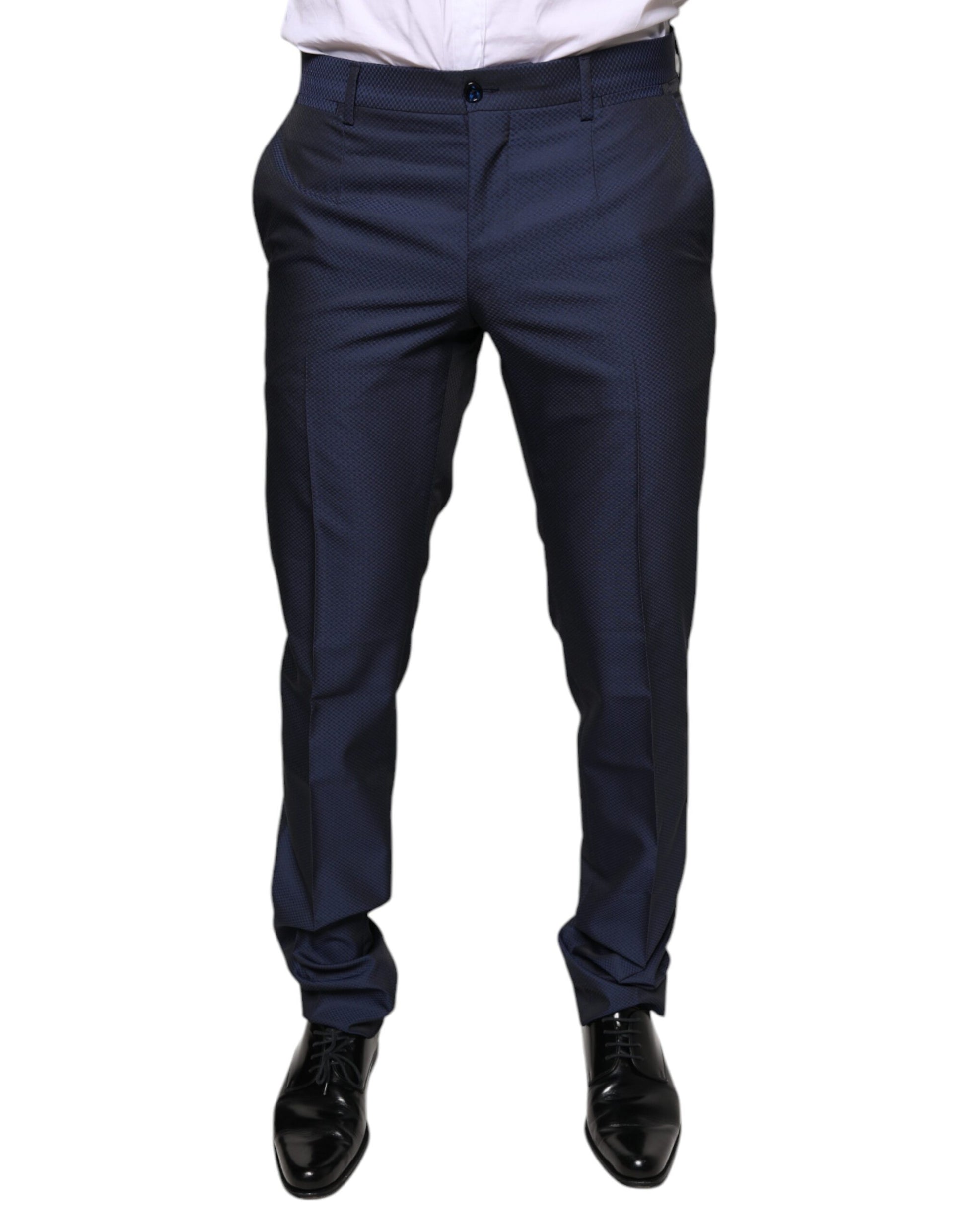 Dolce & Gabbana Blue Dress Pants for Men detail view