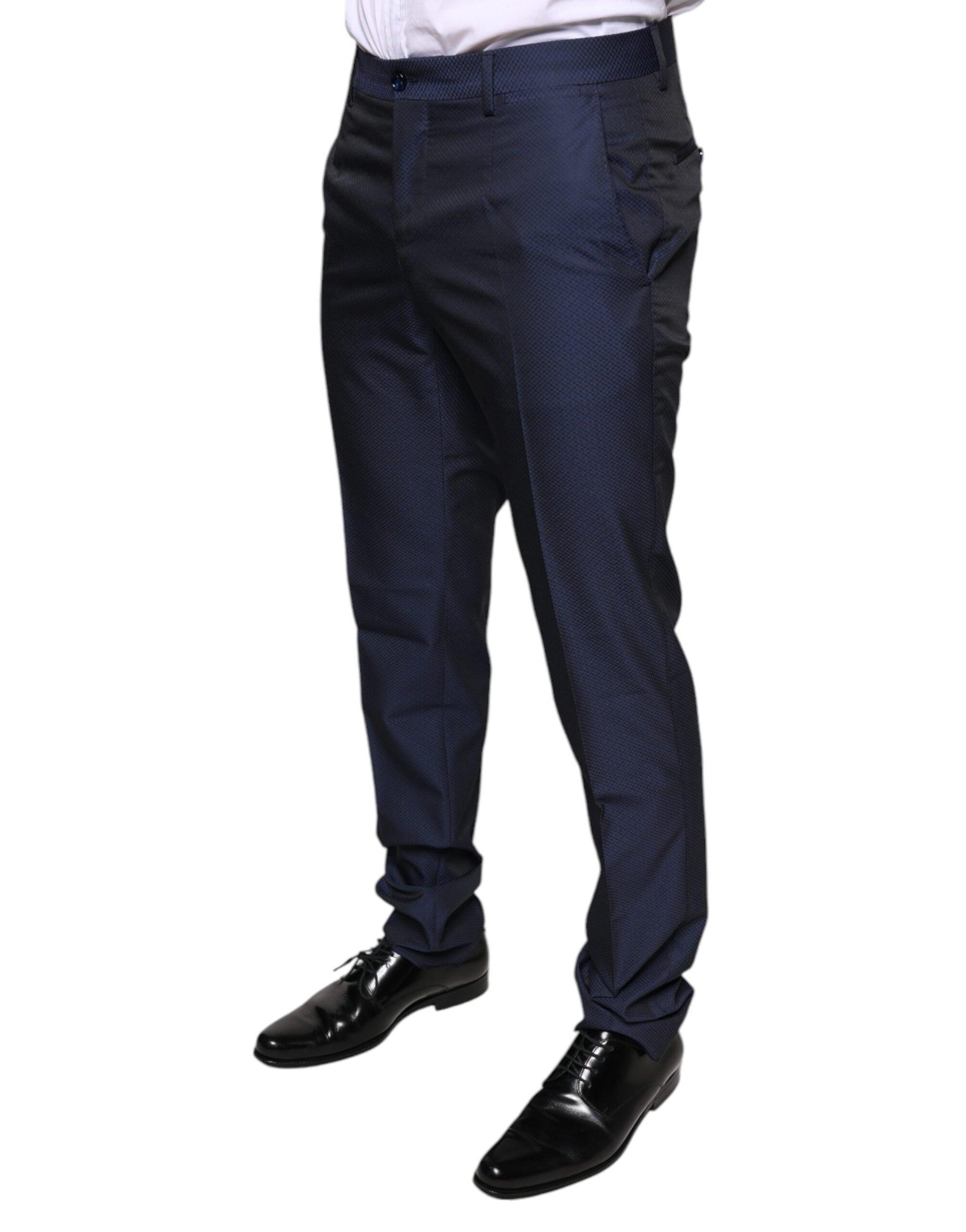 Dolce & Gabbana Blue Dress Pants for Men side view