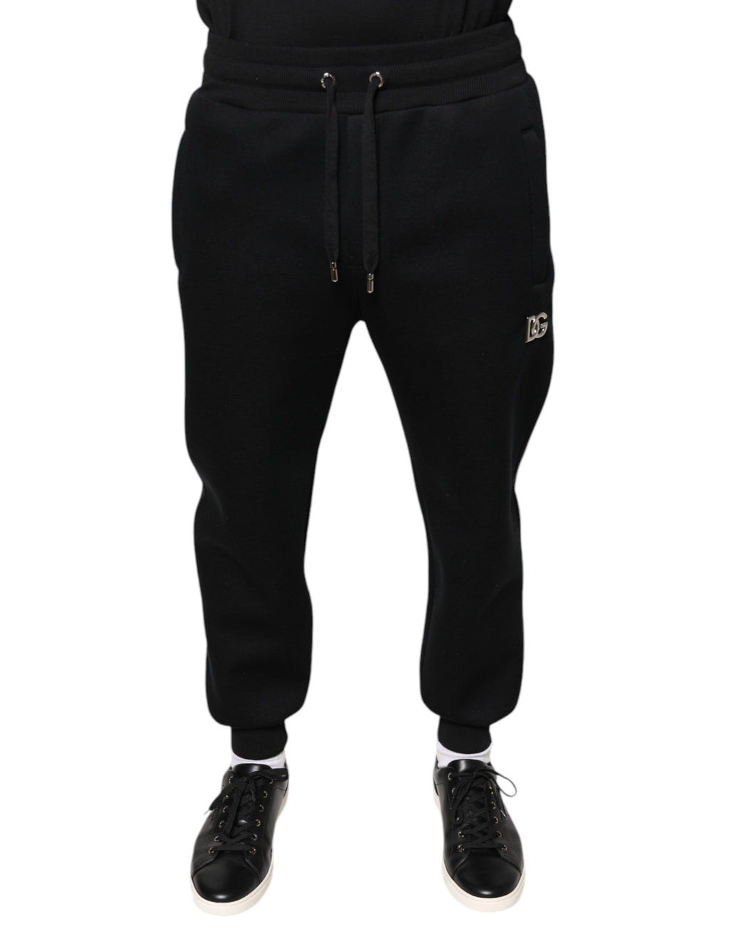 Dolce & Gabbana Black Athletic Pants for Men