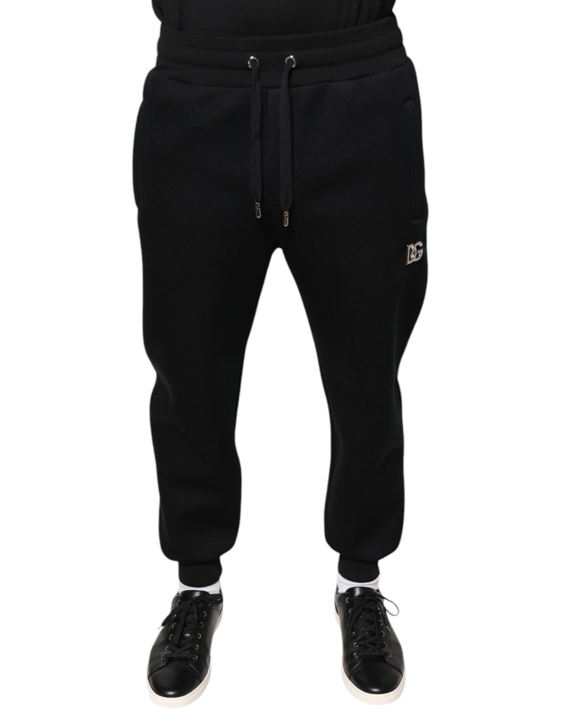 Dolce & Gabbana Black Athletic Pants for Men