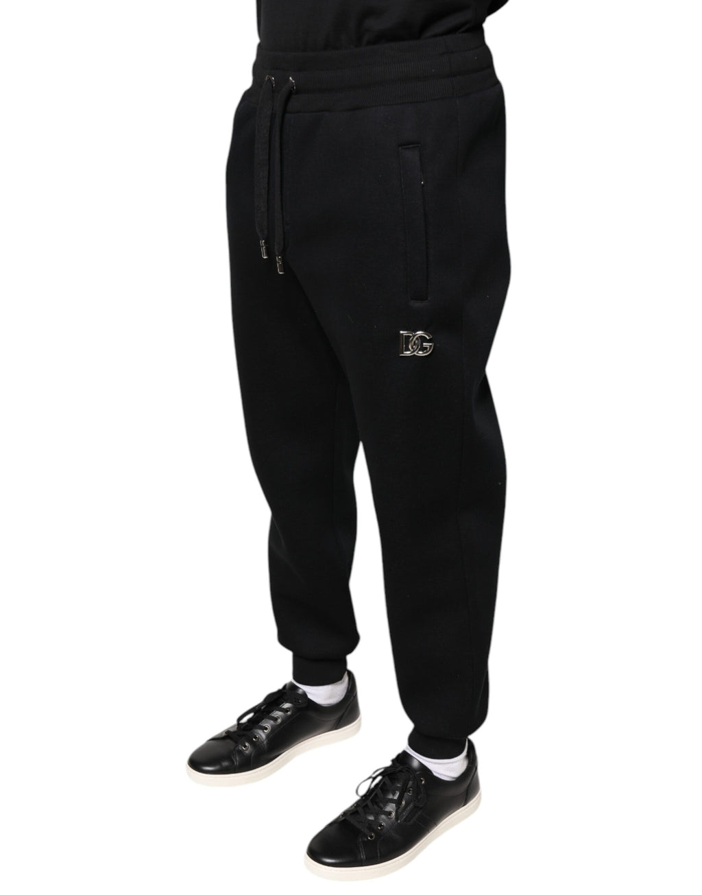 Dolce & Gabbana Black Athletic Pants for Men detail view