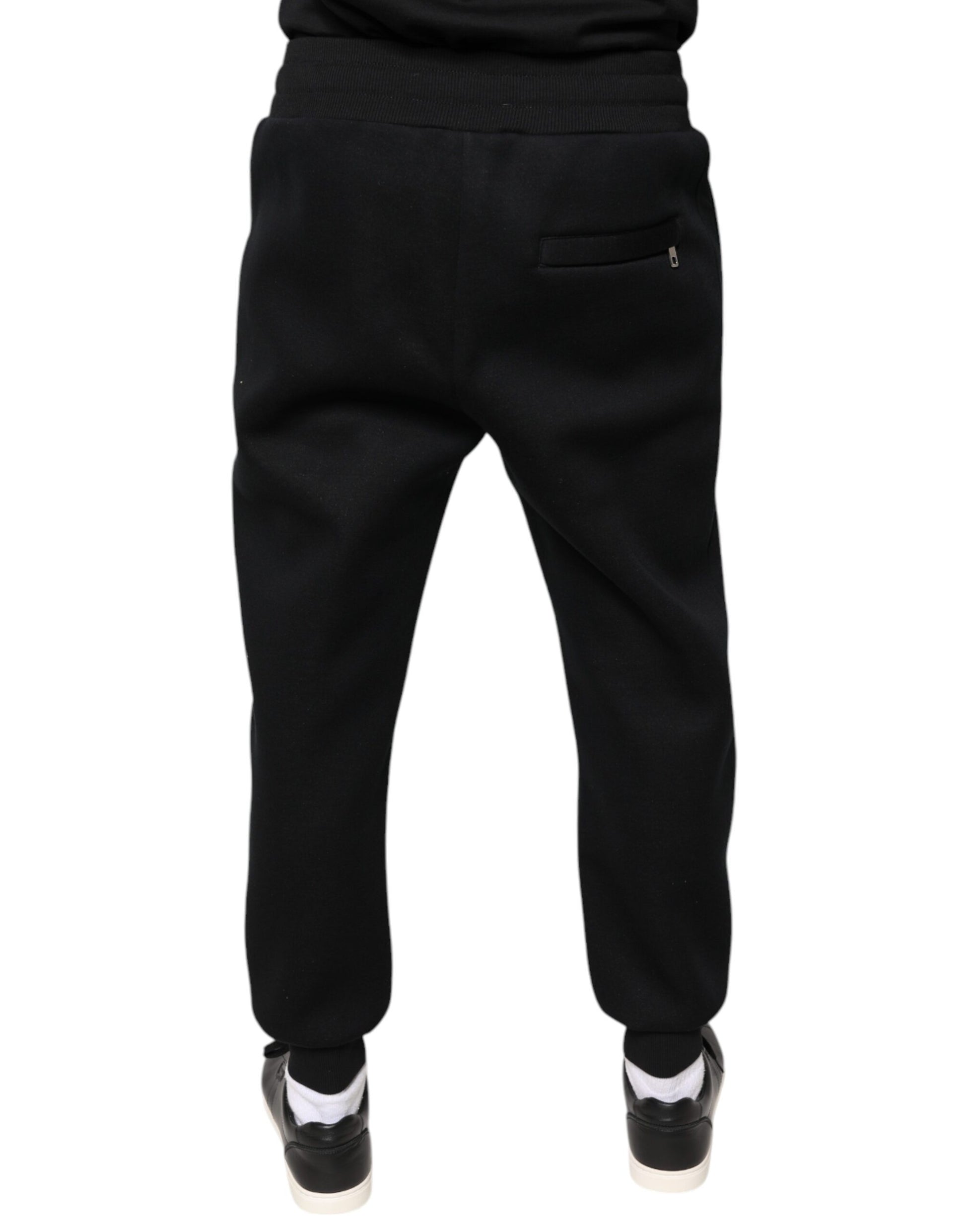 Dolce & Gabbana Black Athletic Pants for Men side view