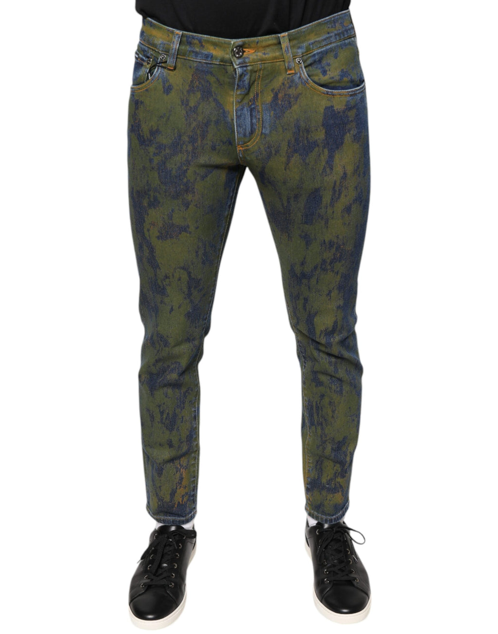 Dolce & Gabbana Blue Skinny Jeans for Men alternate view