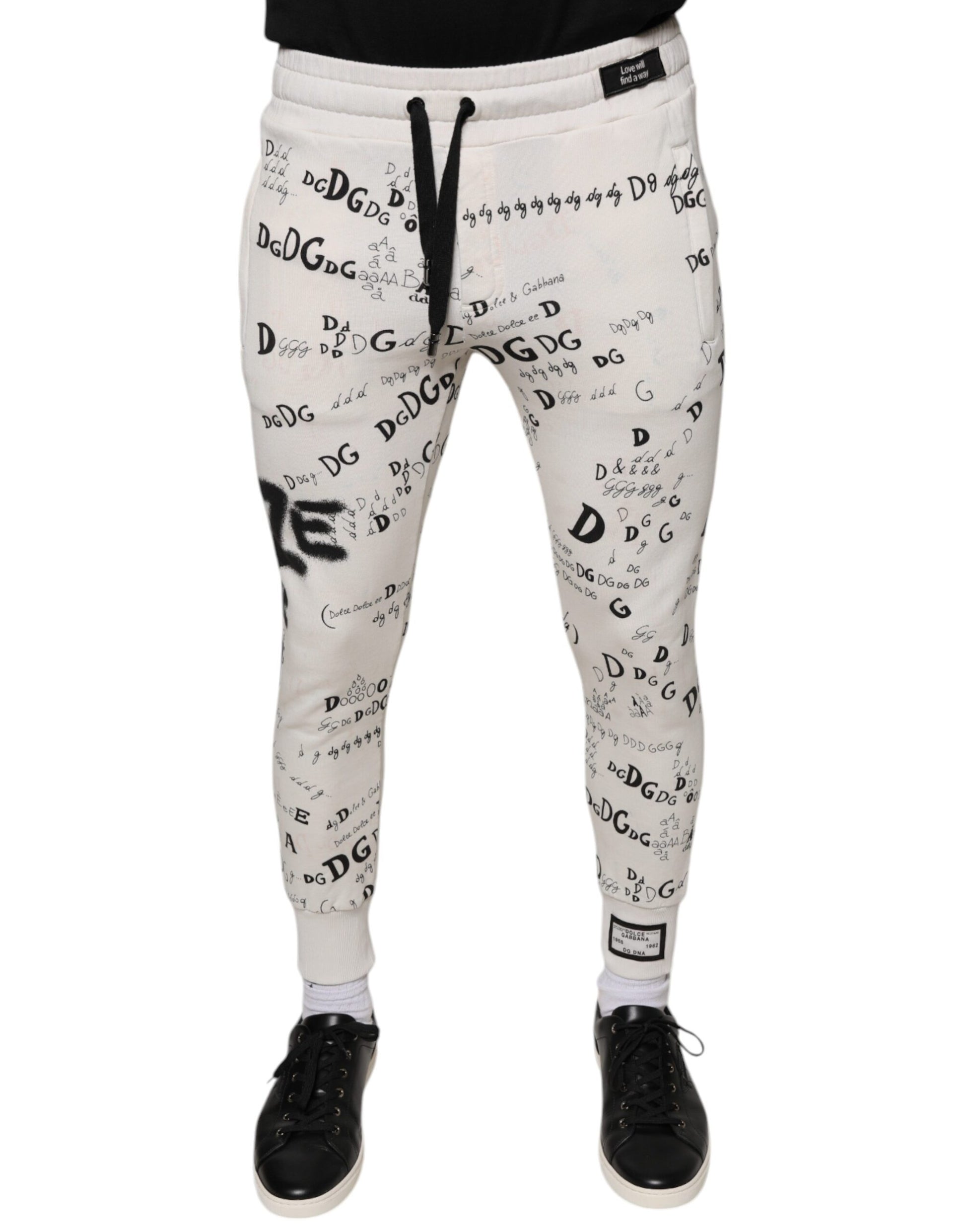 Dolce & Gabbana White Athletic Pants for Men alternate view