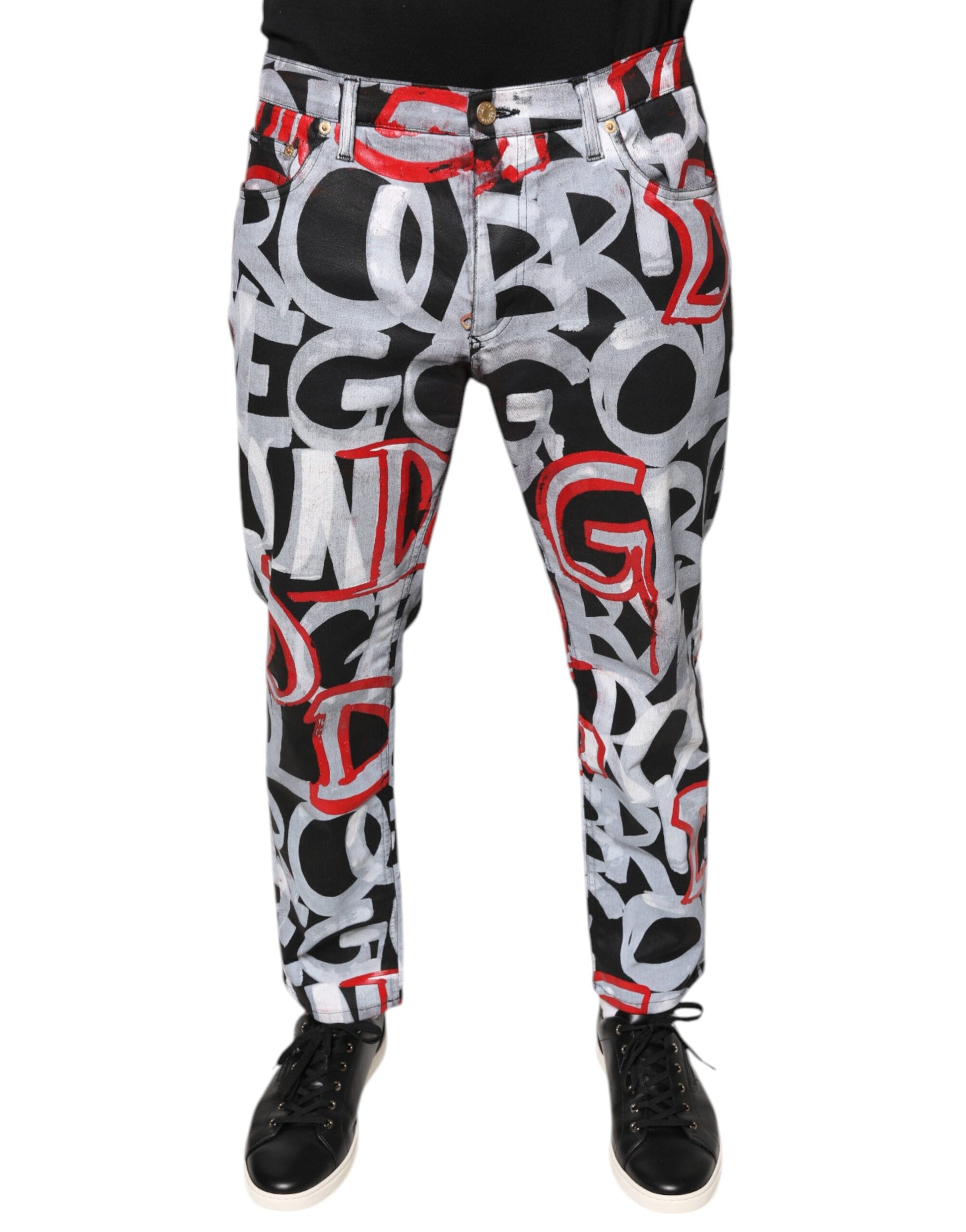 Dolce & Gabbana Multicolor Skinny Jeans for Men alternate view
