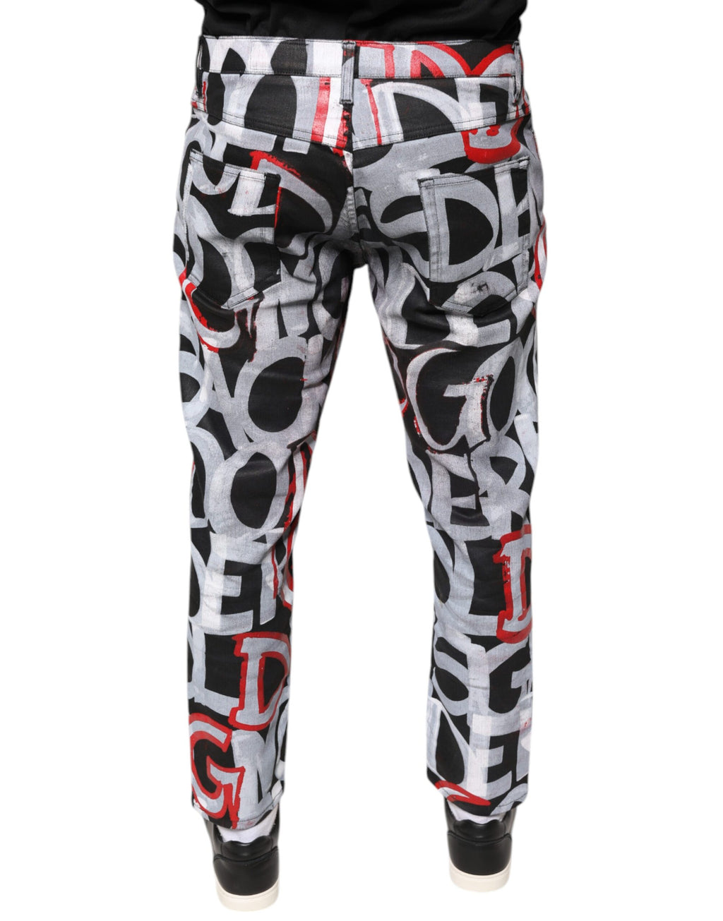 Dolce & Gabbana Multicolor Skinny Jeans for Men side view