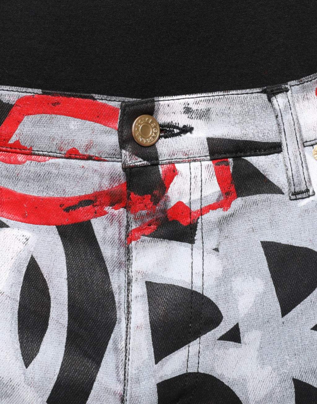 Dolce & Gabbana Multicolor Skinny Jeans for Men additional view