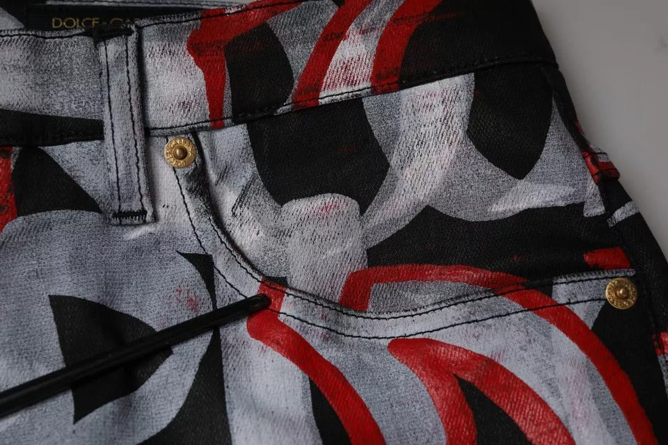 Dolce & Gabbana Multicolor Skinny Jeans for Men additional view