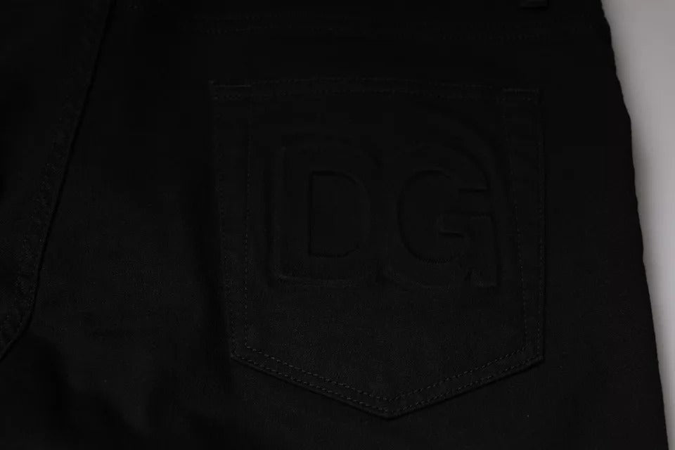 Dolce & Gabbana Black Skinny Jeans for Men additional view