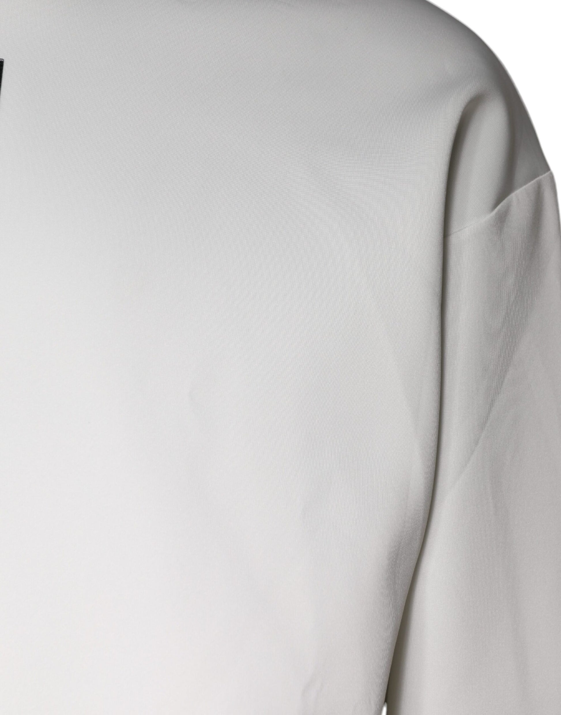 Dolce & Gabbana Sweat-shirt à capuche blanc avec logo D&G pour homme