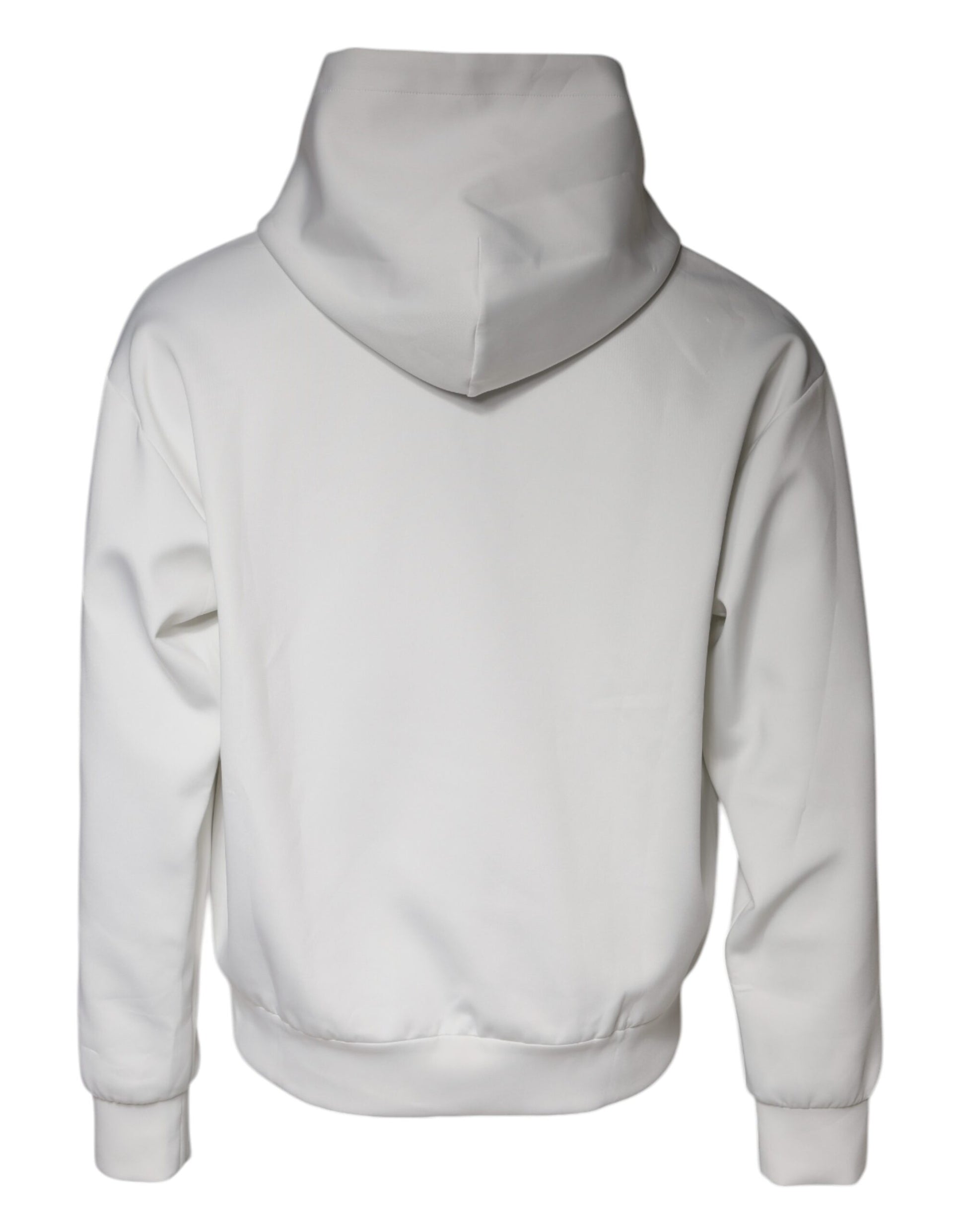 Dolce & Gabbana Sweat-shirt à capuche blanc avec logo D&G pour homme