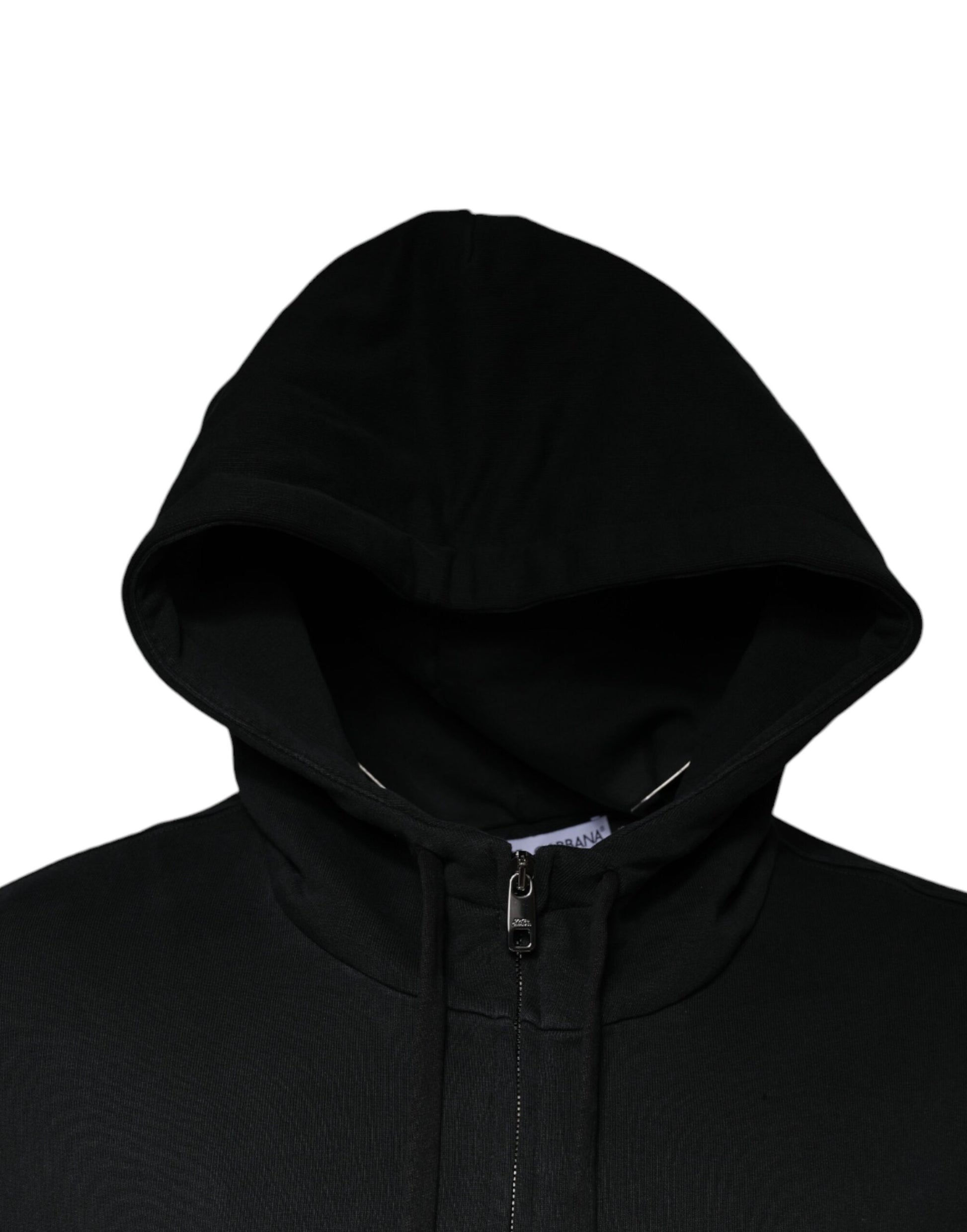 Dolce & Gabbana Black Hoodie for Men detail view