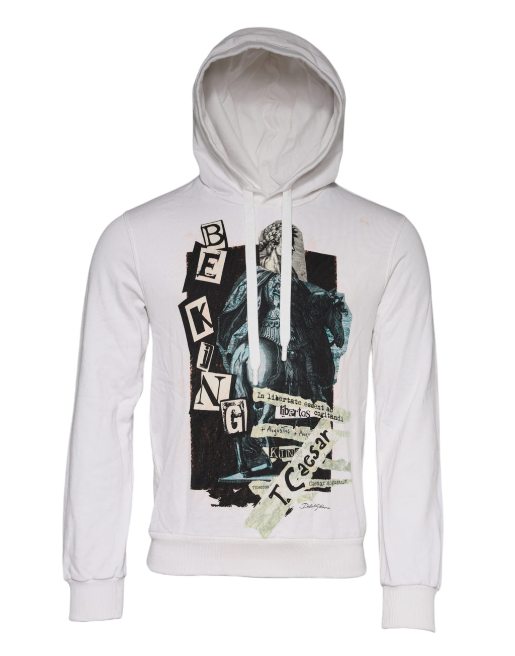 Dolce & Gabbana White Hoodie for Men