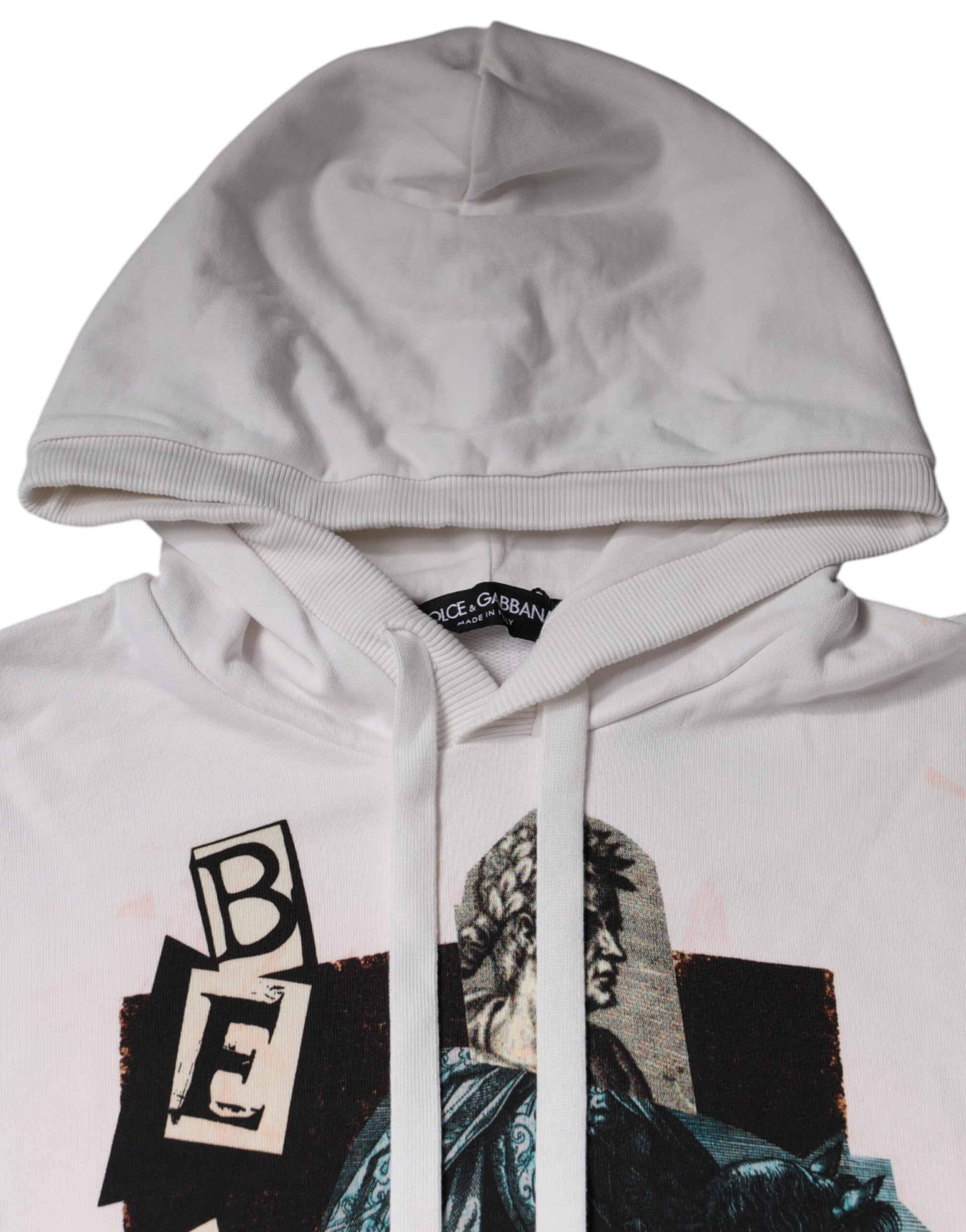 Dolce & Gabbana White Hoodie for Men additional view