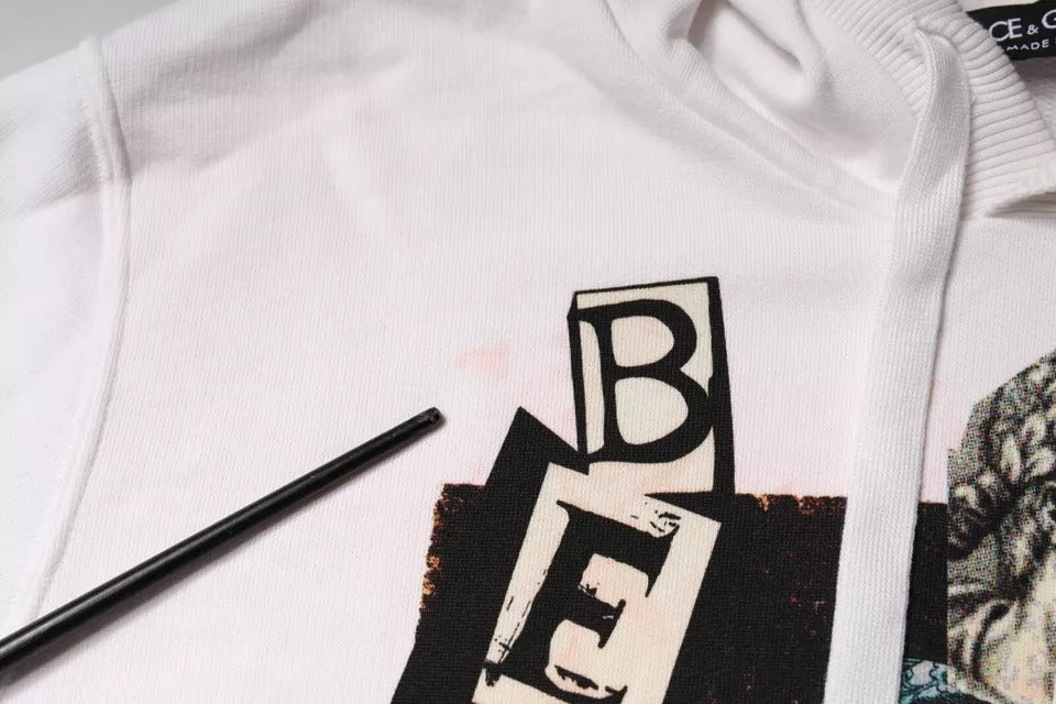 Dolce & Gabbana White Hoodie for Men additional view