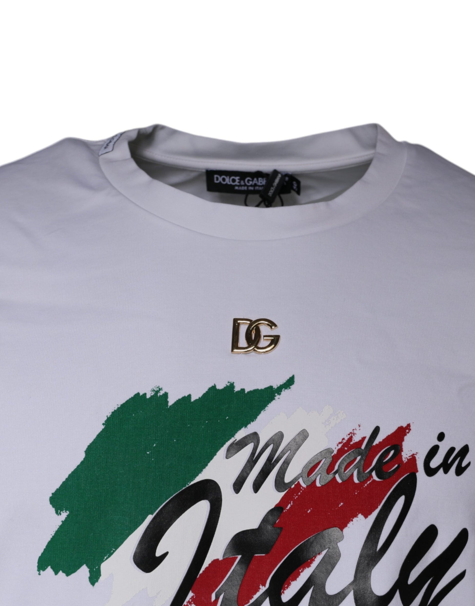 Dolce & Gabbana White T-Shirt for Men detail view