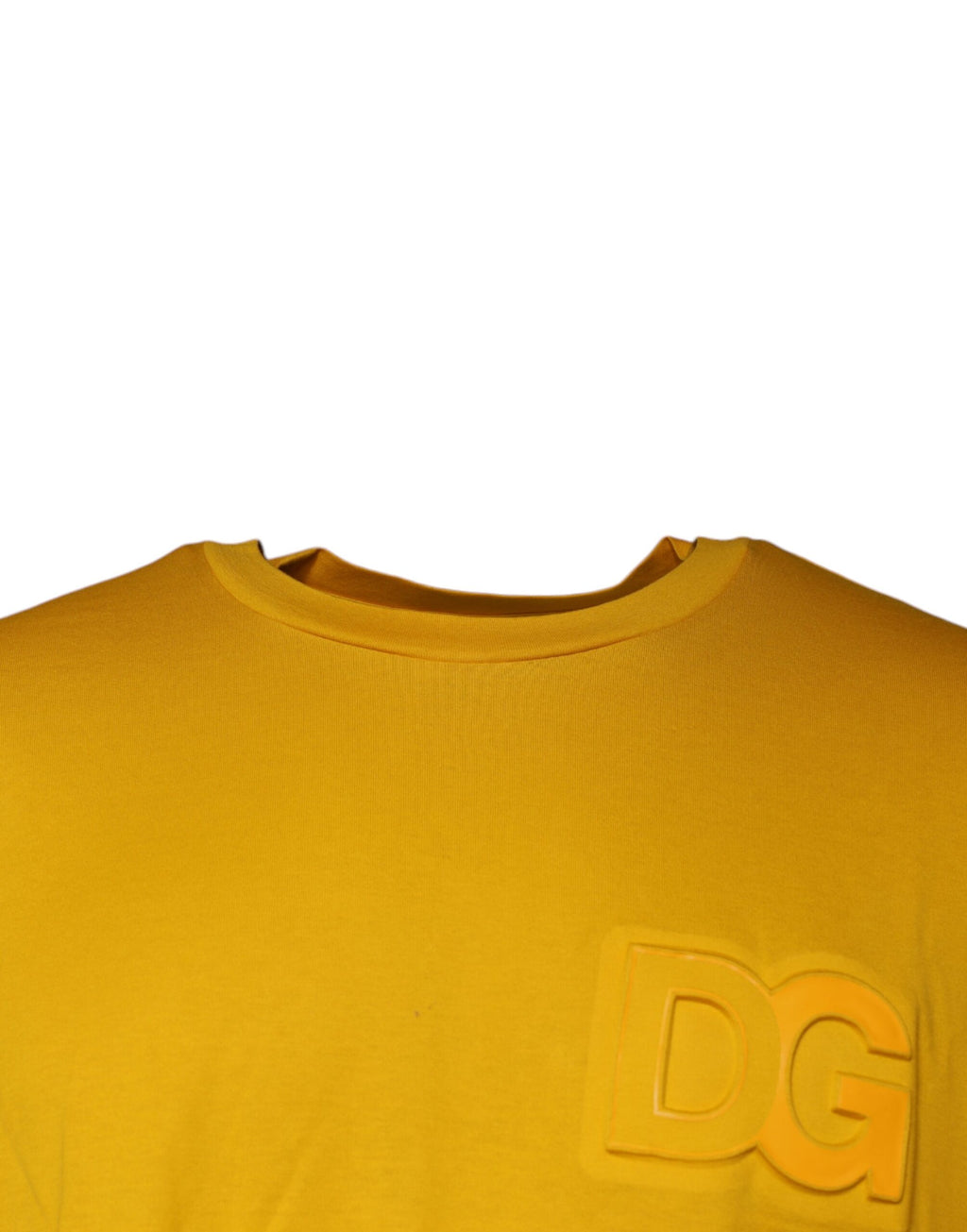 Dolce & Gabbana Yellow T-Shirt for Men detail view