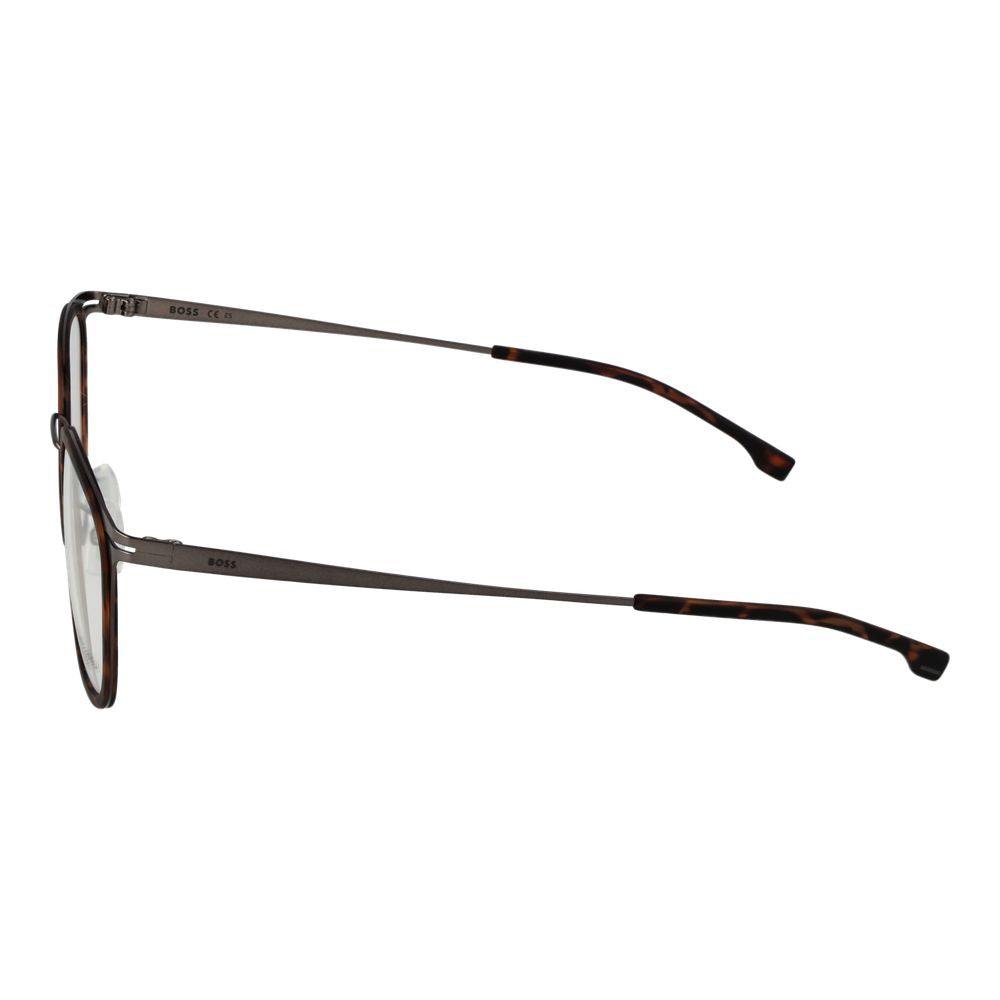 Hugo Boss Brown Glasses Frames for Men side view