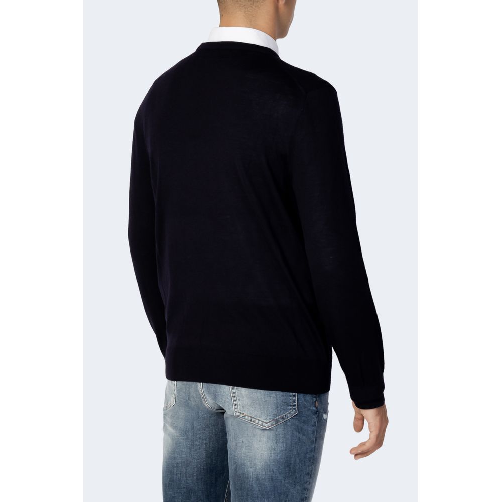 Armani Exchange Blue Sweatshirt side view