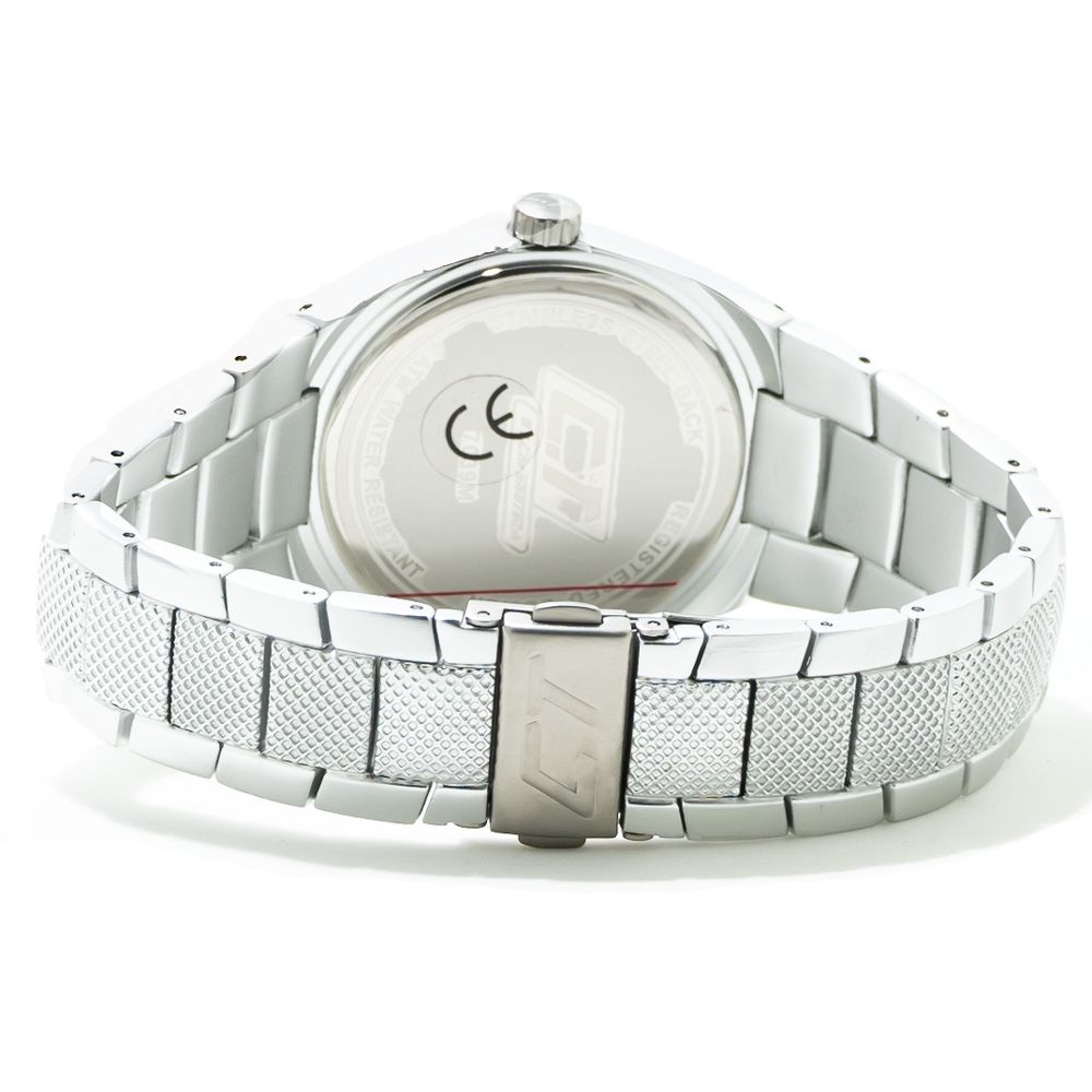 Montre habillée Chronotech en aluminium gris